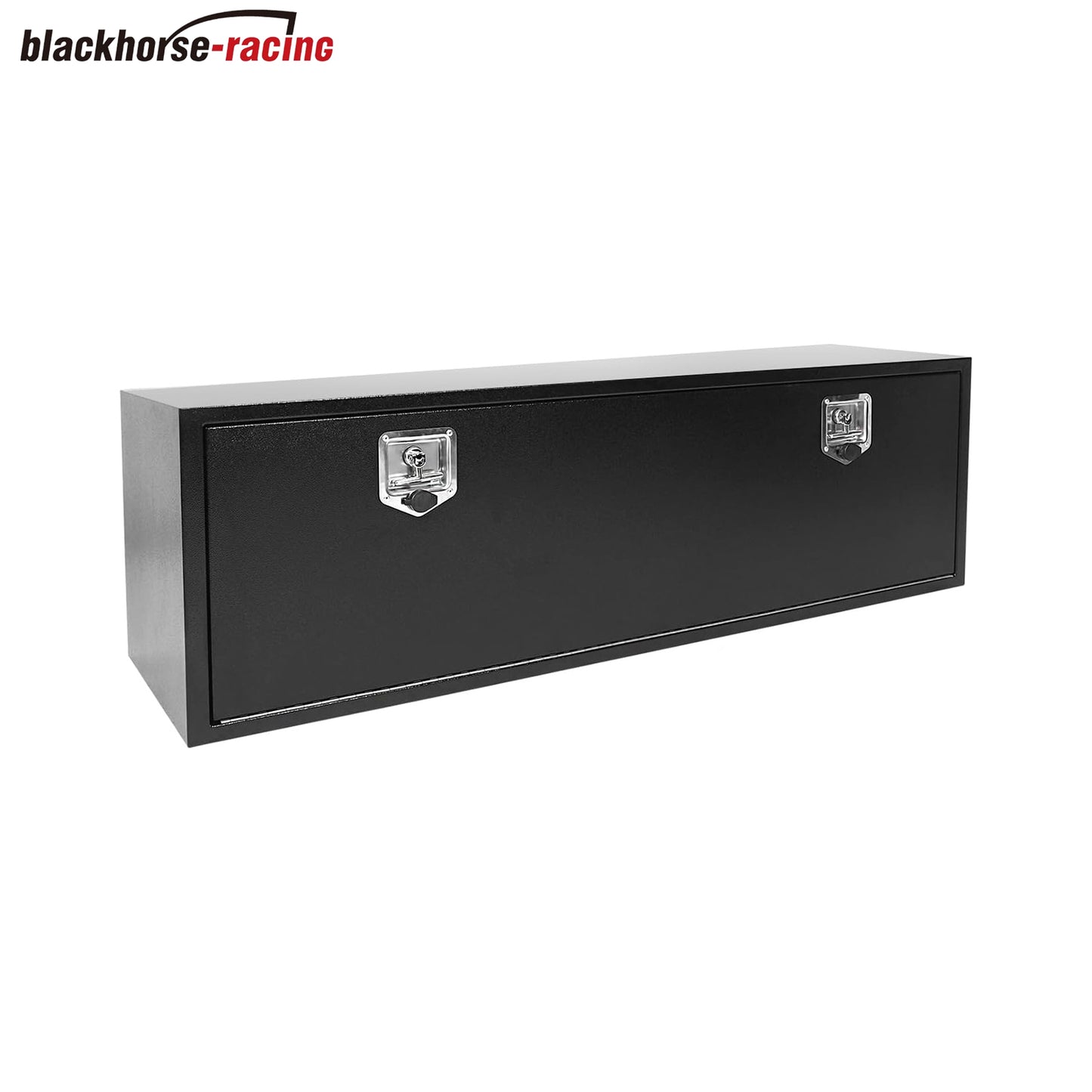 60 Inch Steel Black Underbody Truck Tool Box Pickup Truck Bed Storage, Waterproof Truck Tool Chest Box With Lockable T-Handle Latch for RVs, ATVs, Trailer & Truck (60"x18"x18")