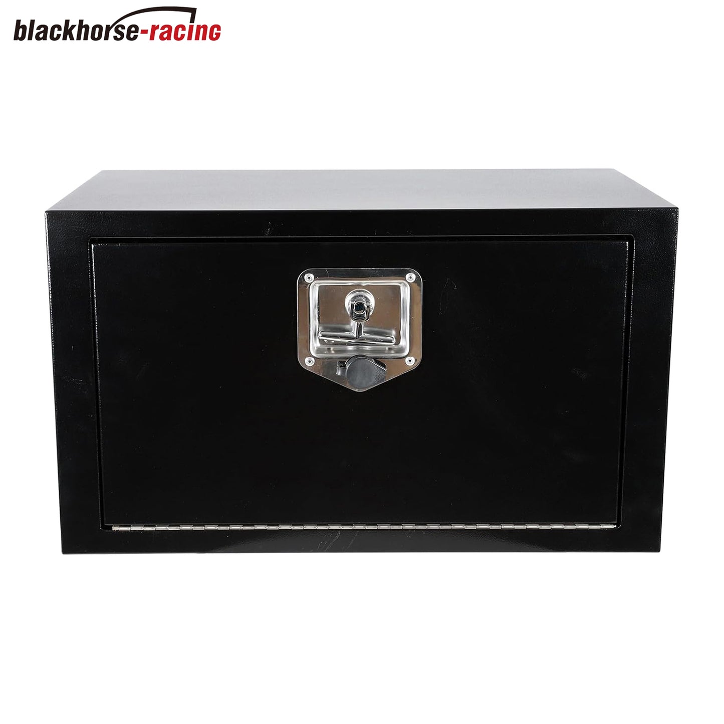 Black Steel Underbody Truck Tool Box with T-Handle Lock,Heavy Duty Truck Tool Box Truck Storage Organizer Tool Box Chest For Storage Smooth Surface,Waterproof-24"x 12"x 14" inch