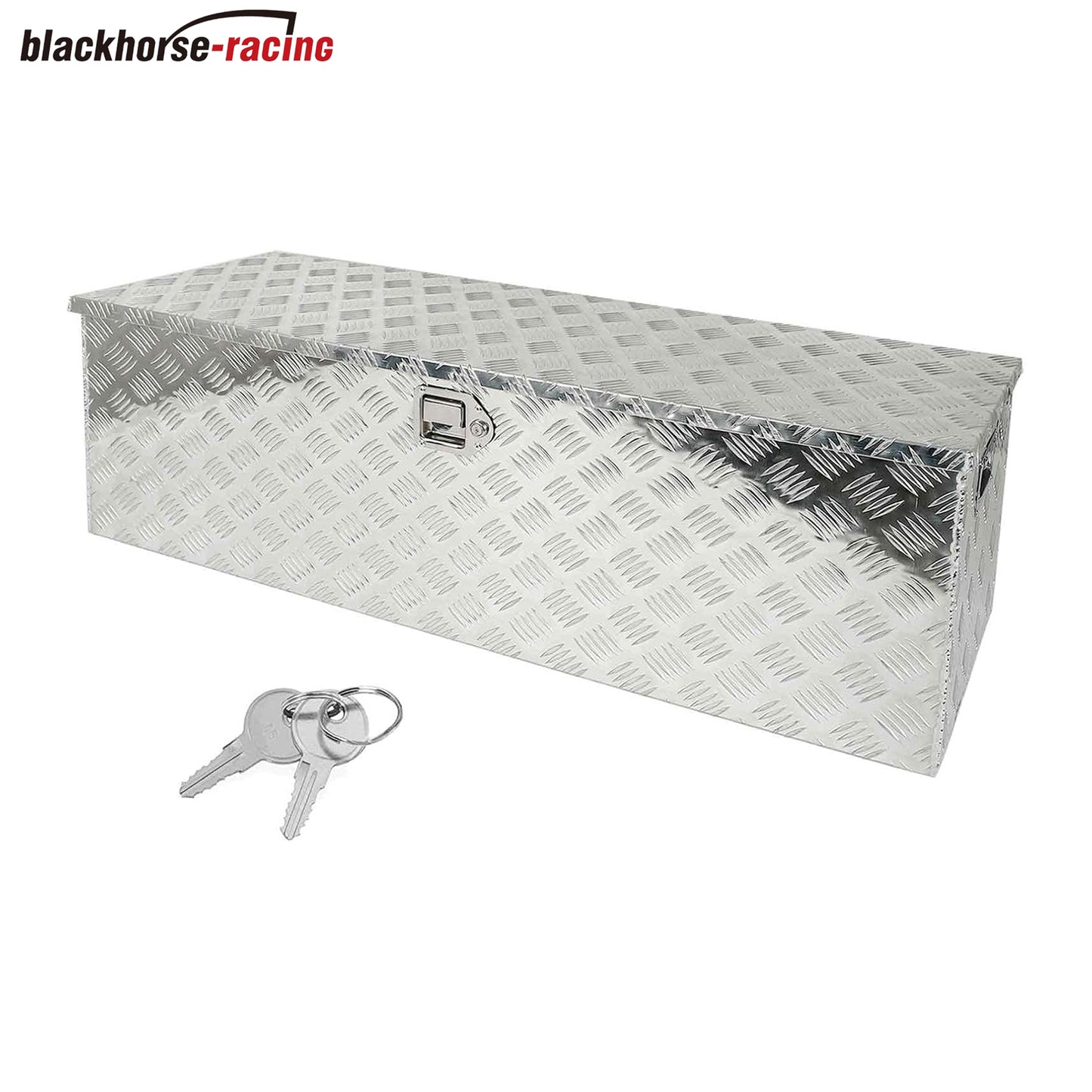 48"x15"x15" X-large Silver Aluminum Pickup Truck Bed Tool Box Trailer Storage Trailer Flat Bed with lock & Key
