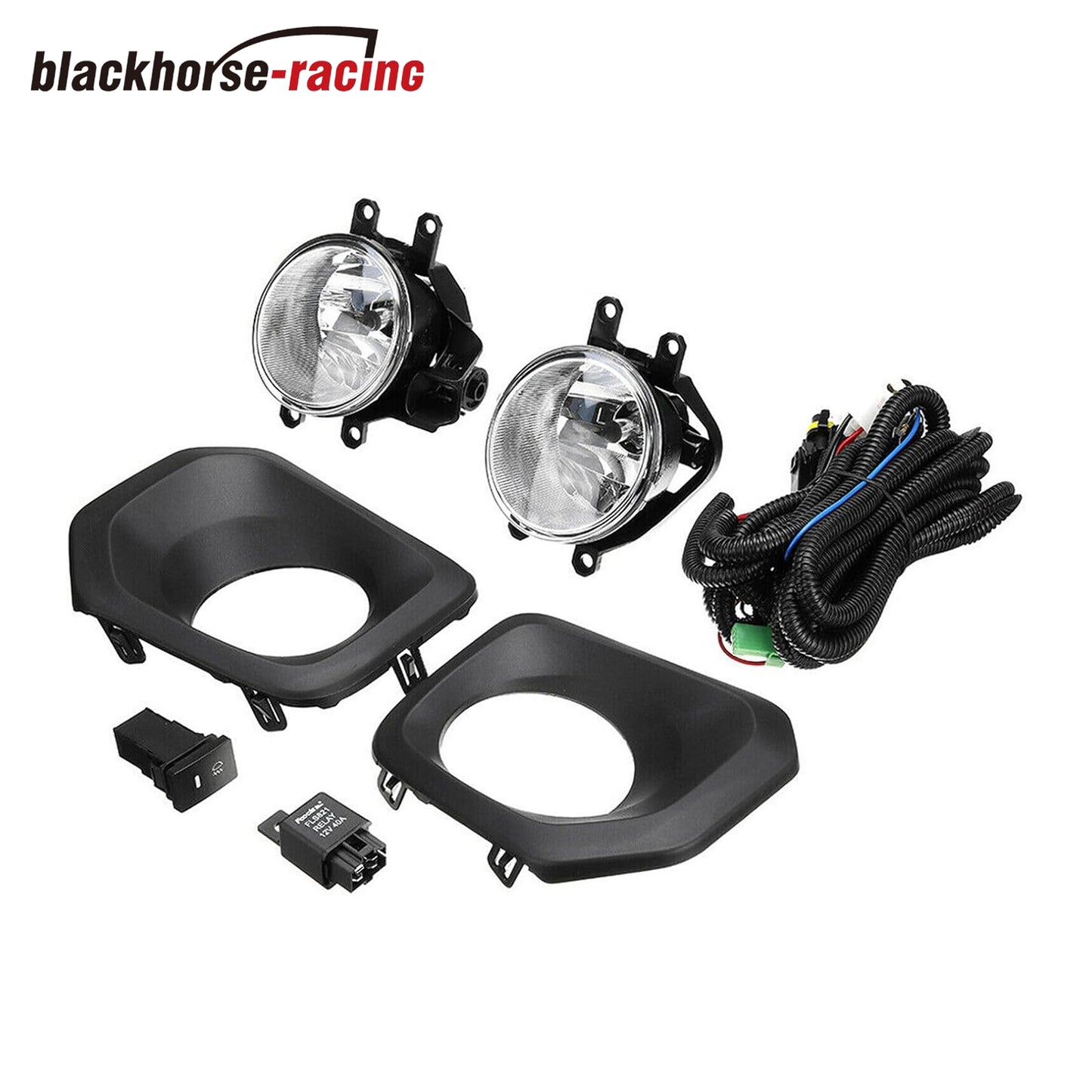 Driving Fog Lights Bumper Lamp Kit Clear Lens Compatible With 2016 2017 2018 2019 2020 Toyota Tacoma