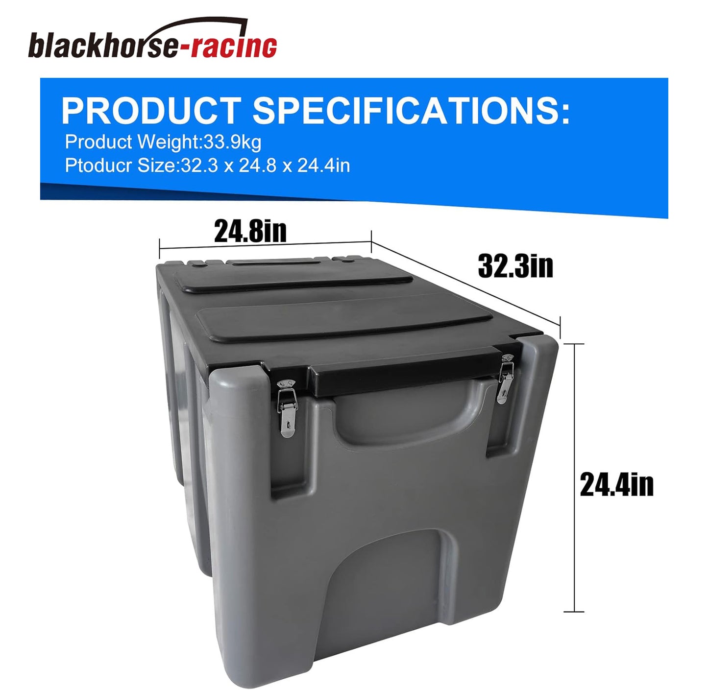 55 Gallon Portable Diesel Tank with 12V 10 GPM Electric Transfer Pump, 13 FT Electric Wire and Lockable Cover for Easy Fuel Transportation