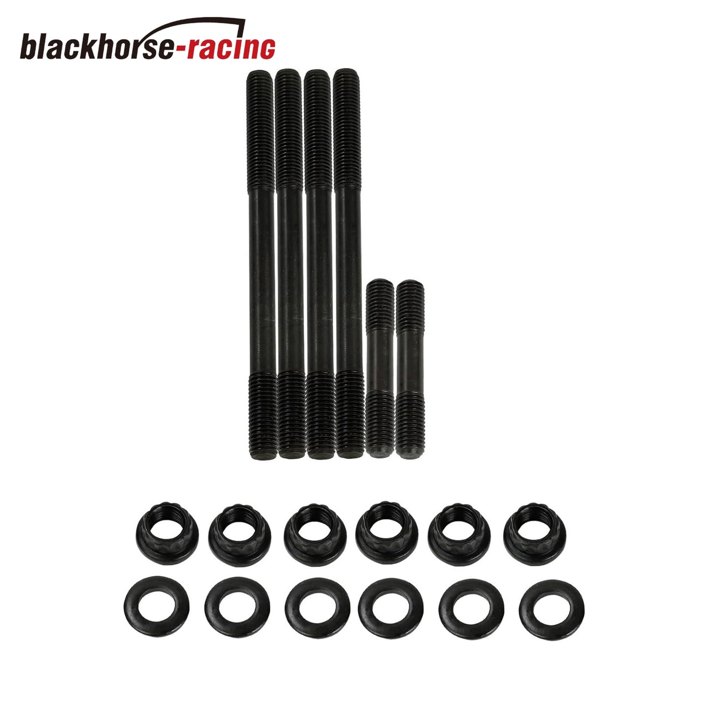 Cylinder Head Studs Nuts Kit Replace for 2004-07 for Yamaha Rhino 660, For 2001-2005 Yamaha Raptor 660, Replace# 80-82600