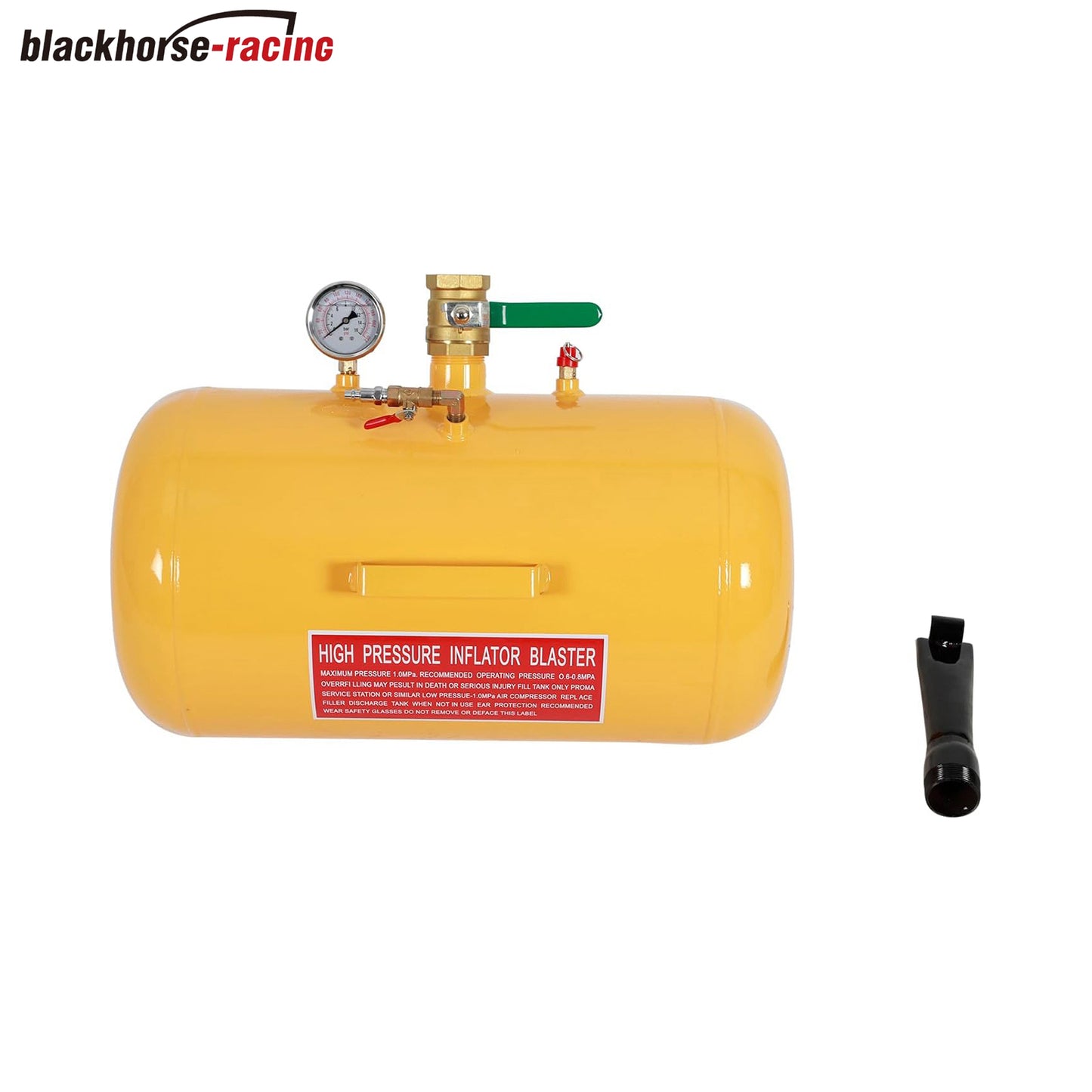 10 Gallon Air Tire Bead Seater - 145PSI Blaster Tool Seating Inflator w/Gauge Car Truck ATV Tank Heavy Duty