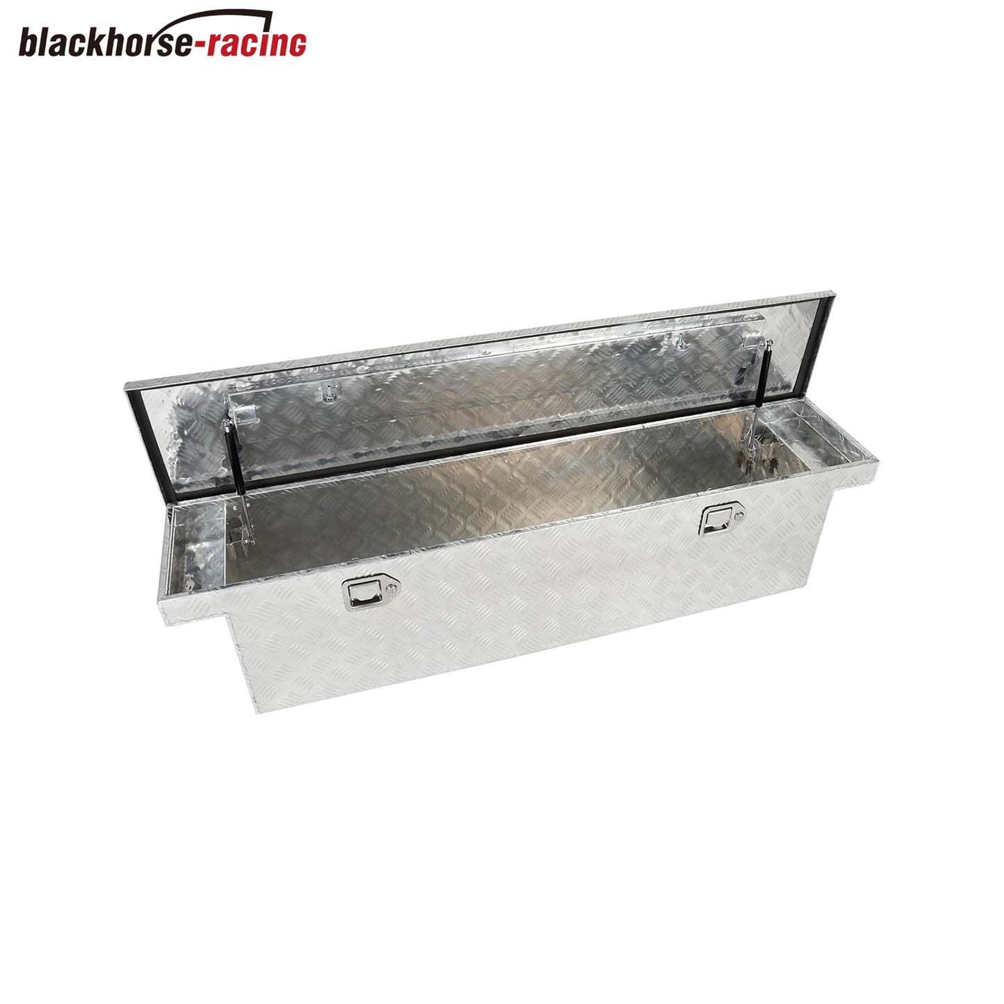 60 Inch Aluminum Heavy Duty Truck Bed Tool Box Trailer Storage Tool Box With Lock & Keys (Silver, 60"X12"X14")