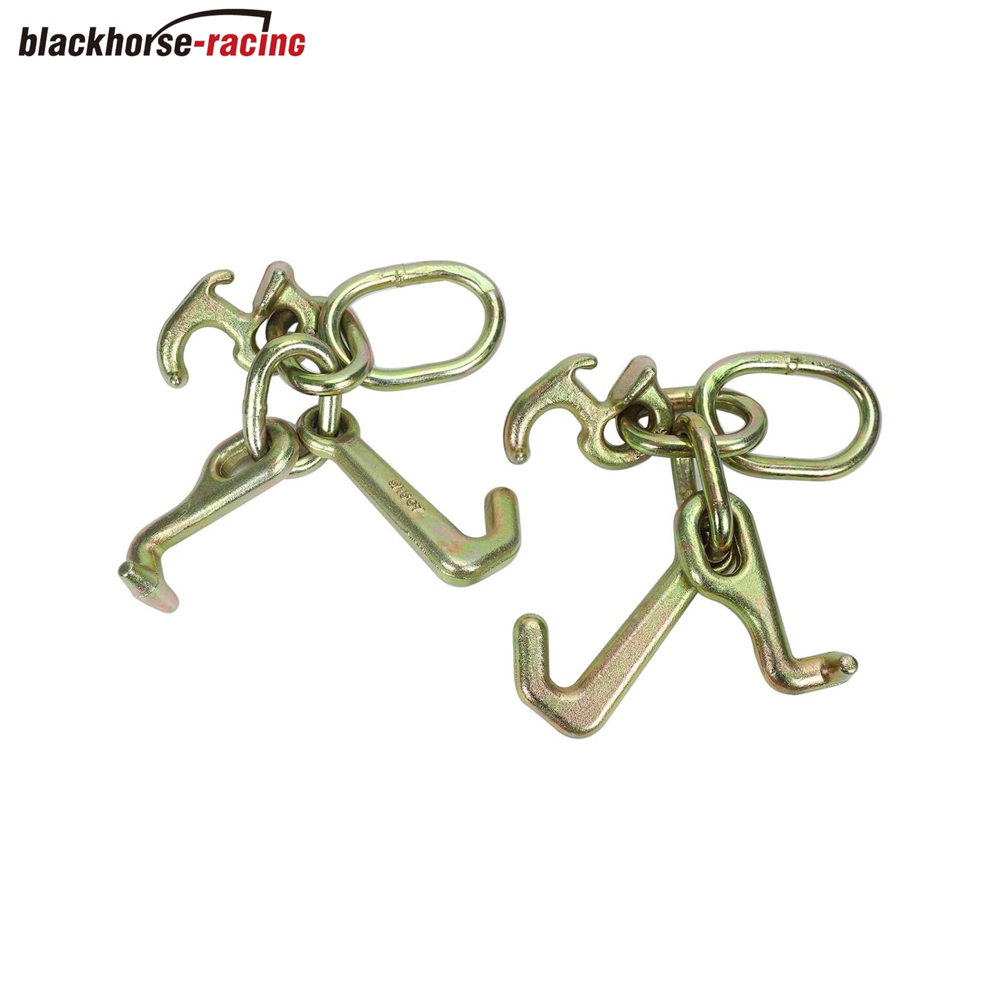 Cluster Hook Tow Truck Car Hauler Trailer Auto Body Frame Hook WLL 4,800lb,for Car Hauler, Wrecker, and Towing Trucks(2 Pack)