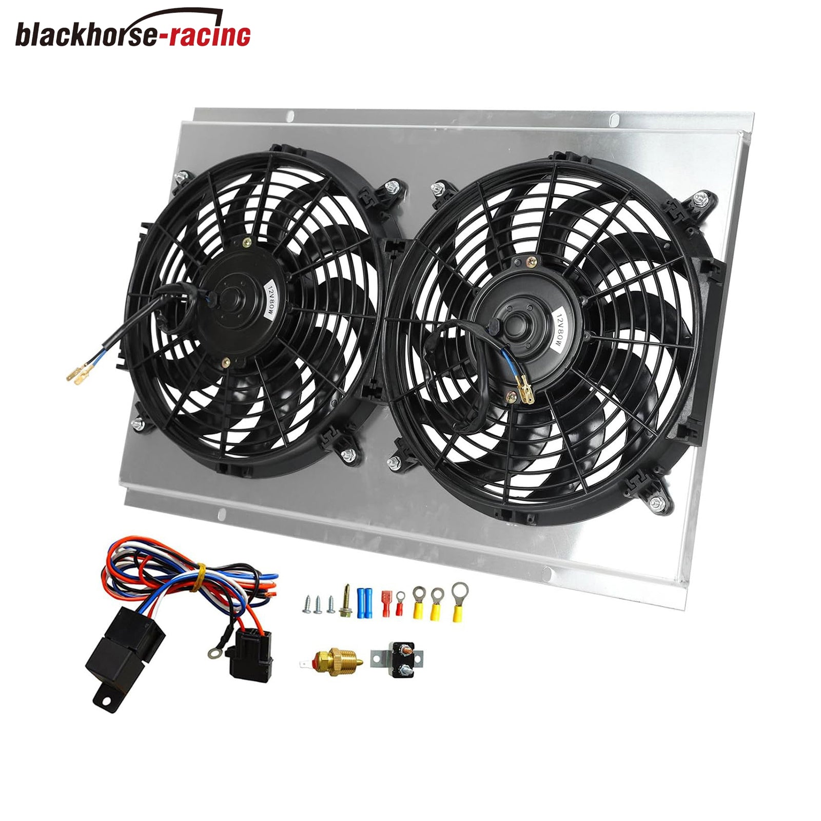 Radiator Shroud Fan 3 Row For 63-68 64 65 67 Chevy Belair Chevelle Camino Impala