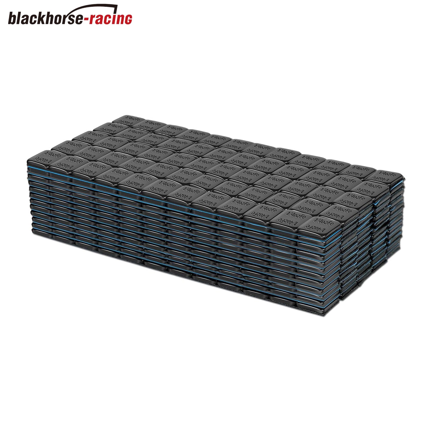 1/4 oz Stick on Wheel Weights, Adhesive Back, Easy to Peel, 36 OZ/Box 144pcs, Black Tire Weight for Cars, Trucks, SUVs, Motorcycles, Low Profile