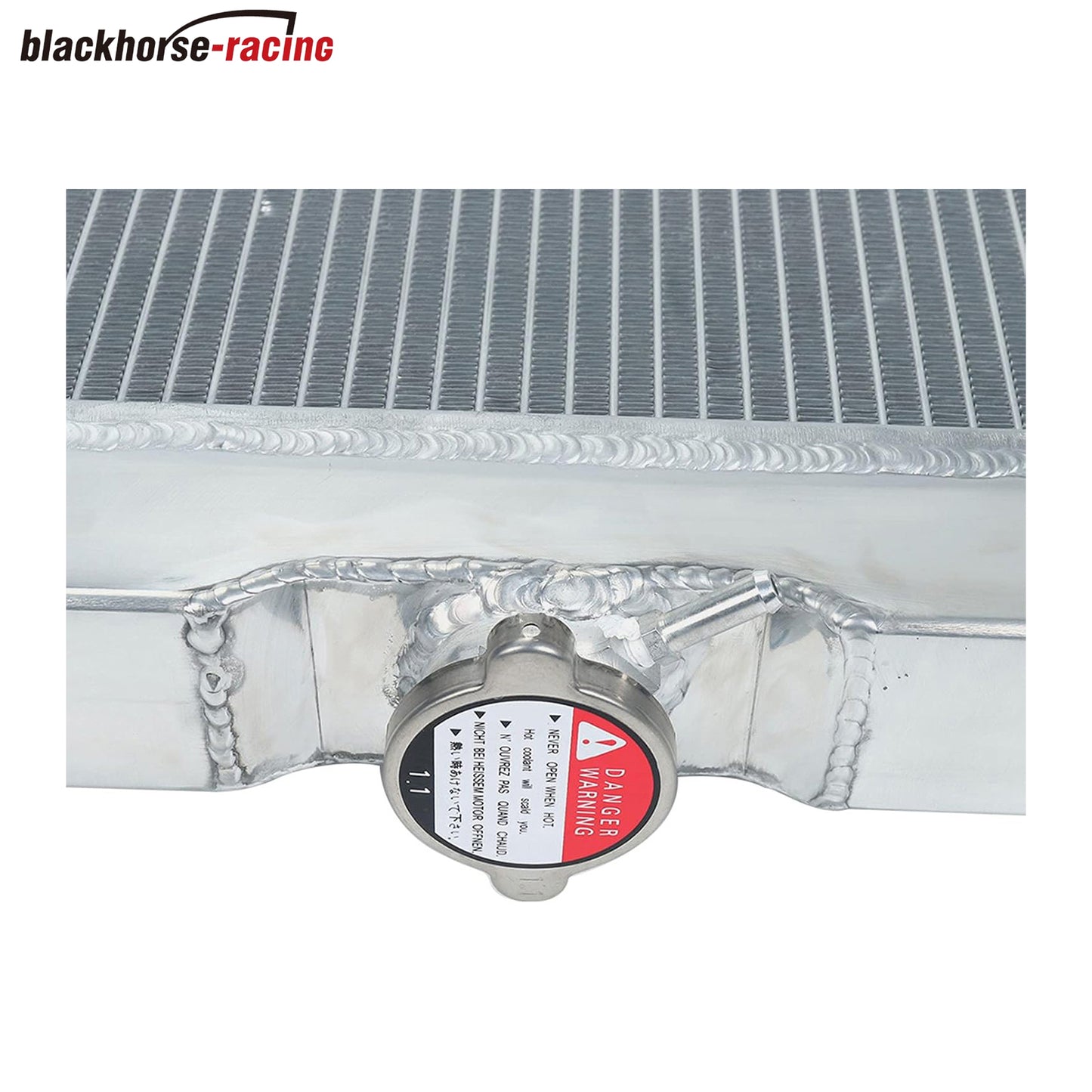 CC338 3 Row Radiator+Shroud Fan+Thermostat Relay Compatible with 1967 1968 1969 1970 Ford Mustang/Mercury Cougar AT/MT