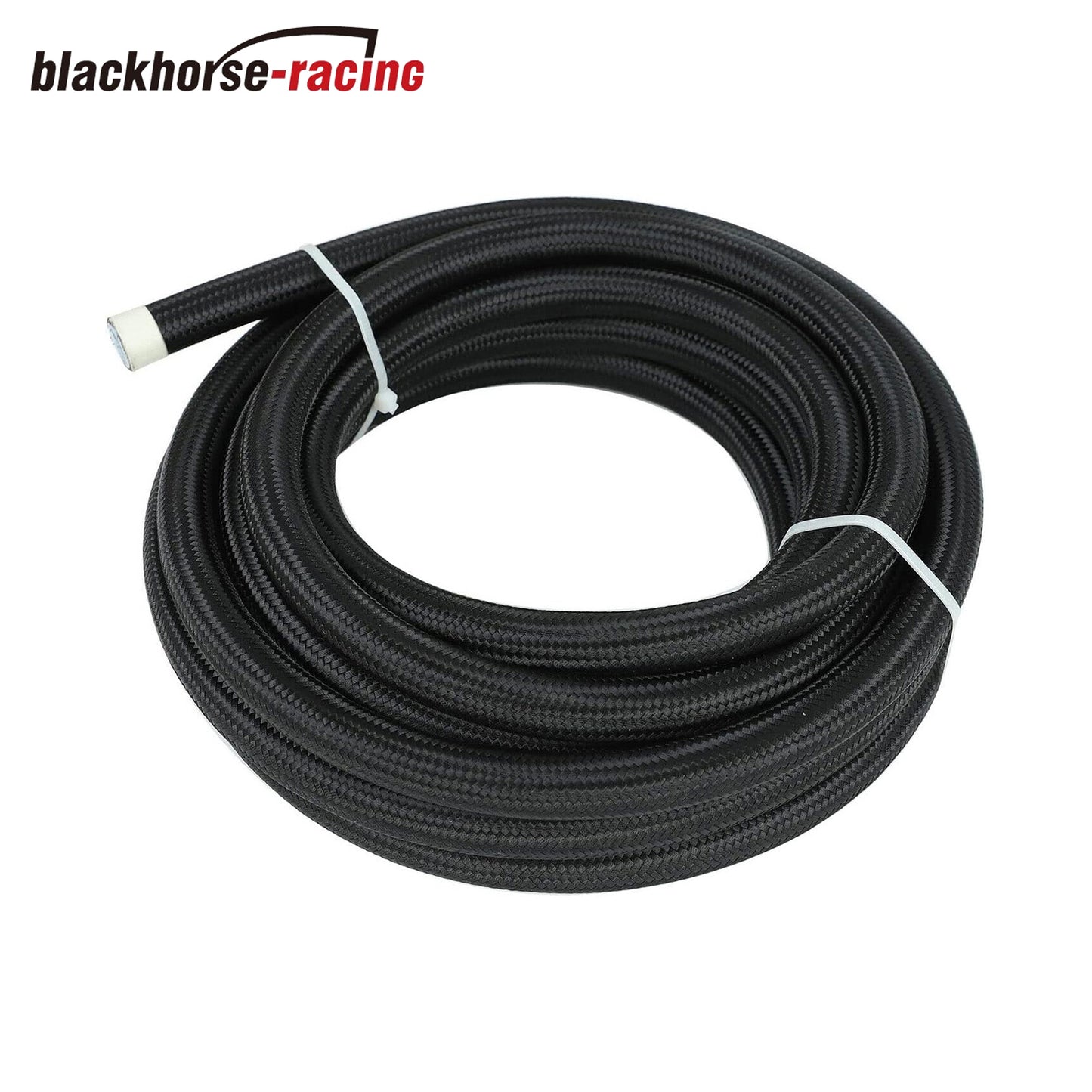6AN 20FT Fuel Line Kit PTFE E85 Hose Stainless Steel Braided High Pressure Fuel Line 20FT with 10pcs Swivel Fuel Hose Fitting Adapters Kit