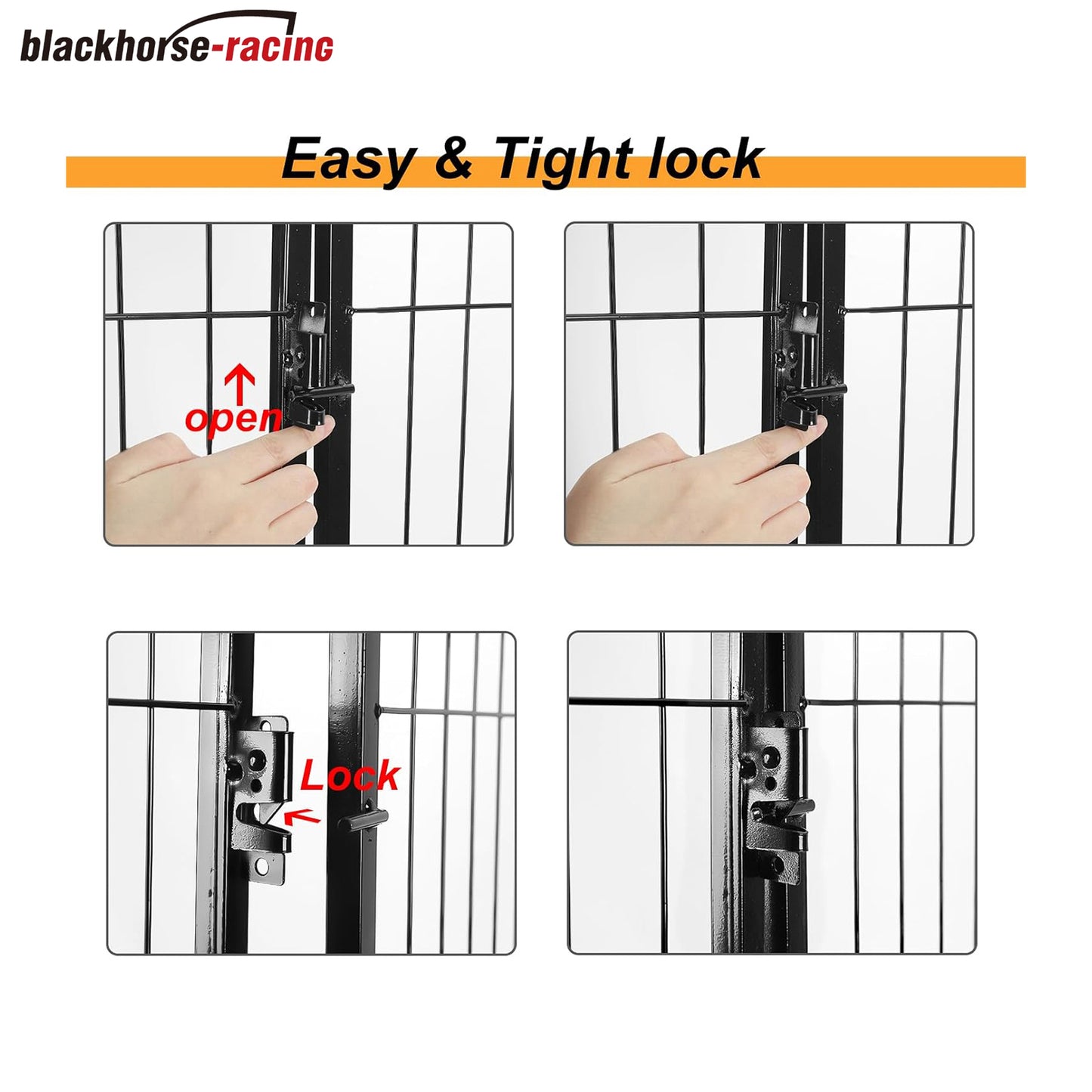 Foldable Metal Dog Playpen Outdoor,16 Panel 32 inches Height Exercise Pen Indoor Pet Fence Barrier Kennel for Small/Medium/Large Dogs Cats Rabbits