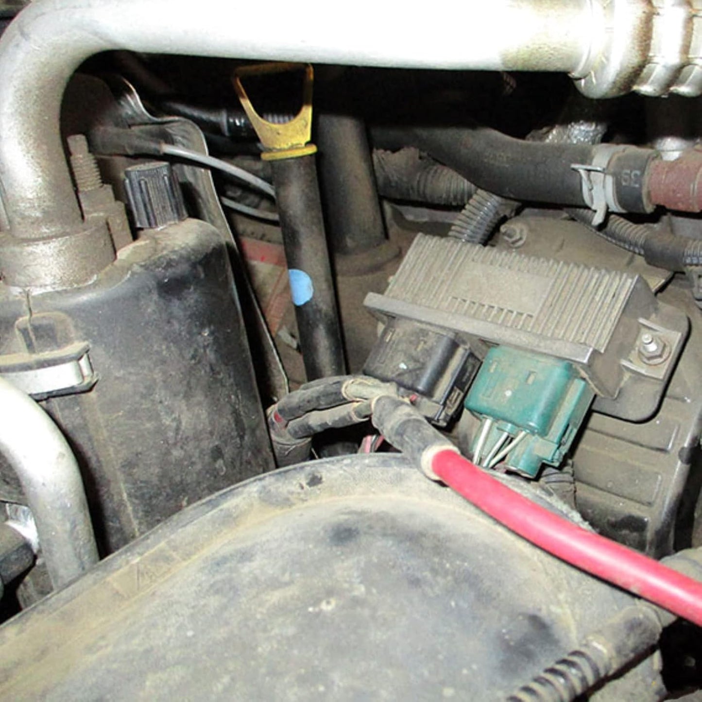 Diesel Glow Plug Control Relay Module Compatible with Ford F-250/350/450/550 Super Duty E-350/450/550 Super Duty, Powerstroke 6.0L 6.4L 7.3L Diesel, 2000-2003 7.3L Excursion, YC3Z12B533AA, DY876