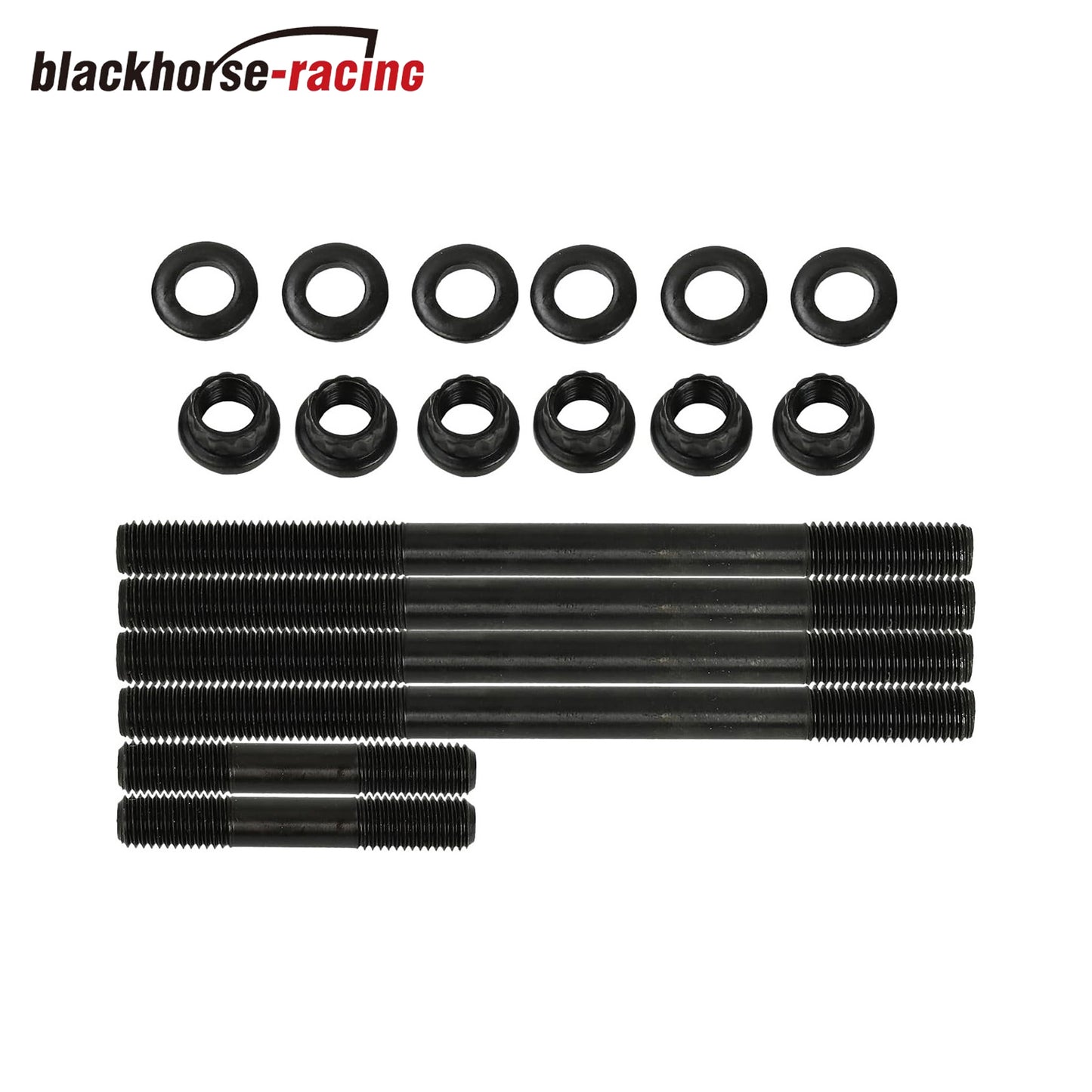 Cylinder Head Studs Nuts Kit Replace for 2004-07 for Yamaha Rhino 660, For 2001-2005 Yamaha Raptor 660, Replace# 80-82600