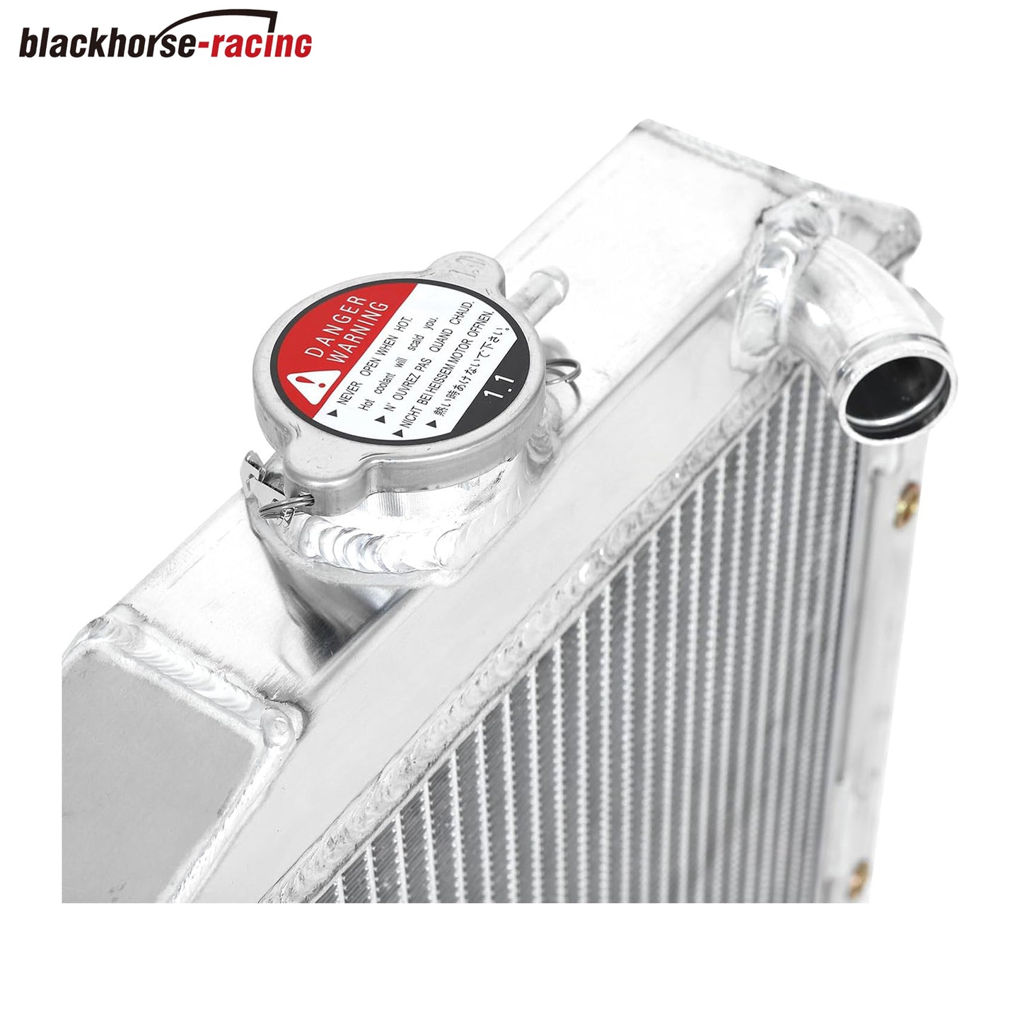 Aluminum Tractor Radiator Compatible with F-ord Y-ANMAR K-ubota L-incoln Welder (3 Row, Y-ANMAR 2001 2010 2020 2202)