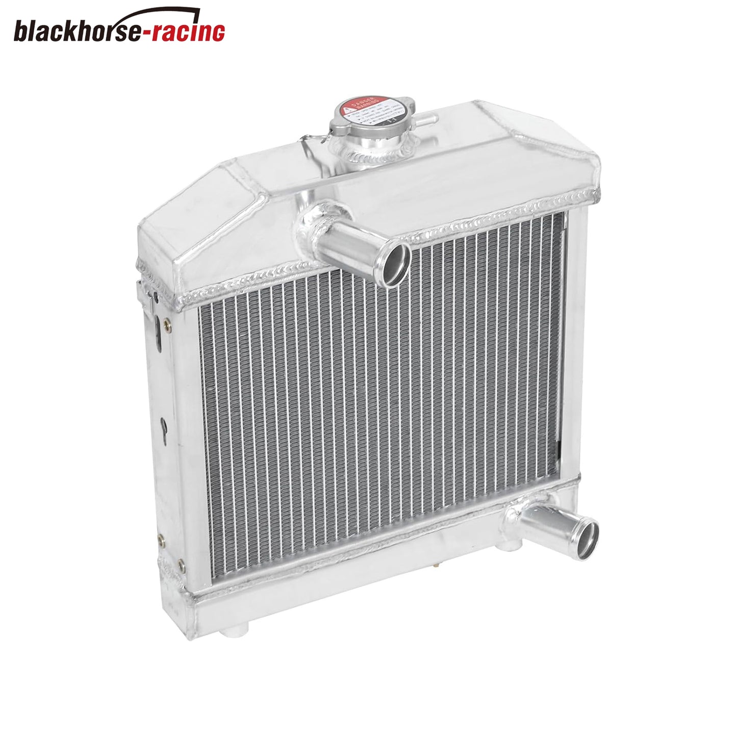 Aluminum Tractor Radiator Compatible with F-ord Y-ANMAR K-ubota L-incoln Welder (2 Row, K-ubota B6100 B7100)