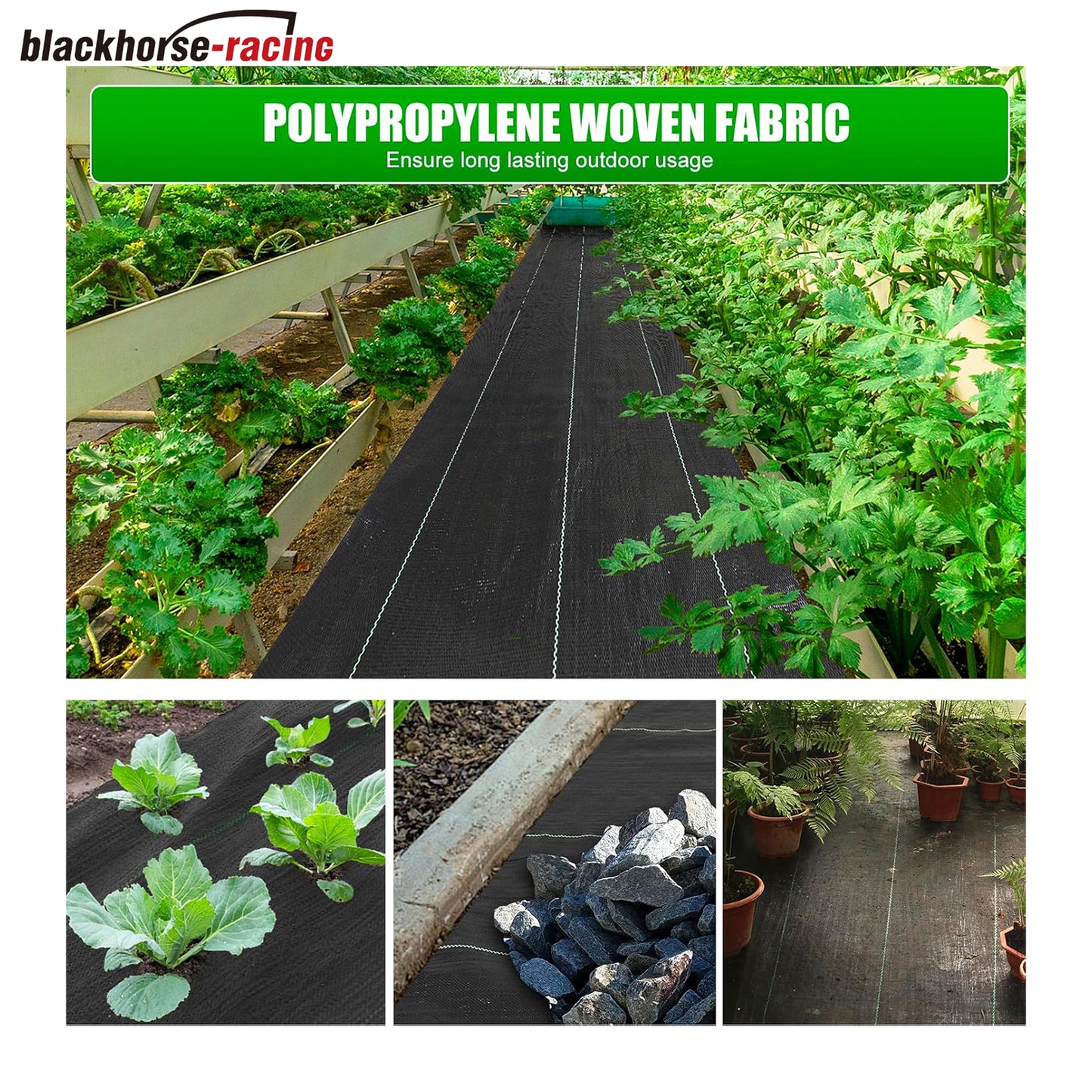6ft x300ft Black Weed Barrier Landscape Fabric Heavy Duty 3.2OZ French Drain Fabric Ground Cover Weed Cloth for Erosion Control,Outdoor Gardening Weed Control Mat
