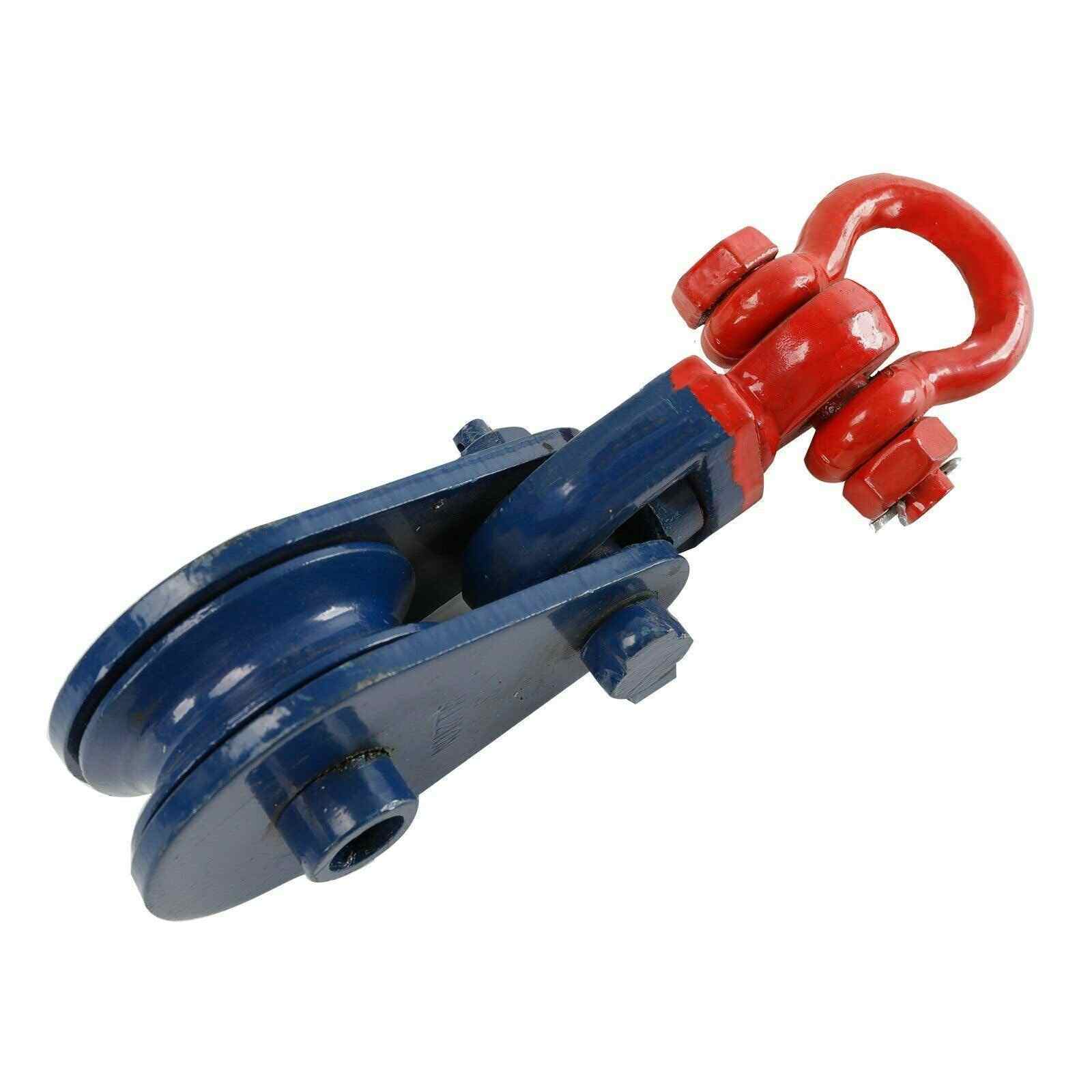 SENKEYFE 2 Ton Snatch Block with Chain and Swivel Shackle, Snatch SENKEYFE 2 Ton Snatch Block with Chain and Swivel Shackle, Snatch