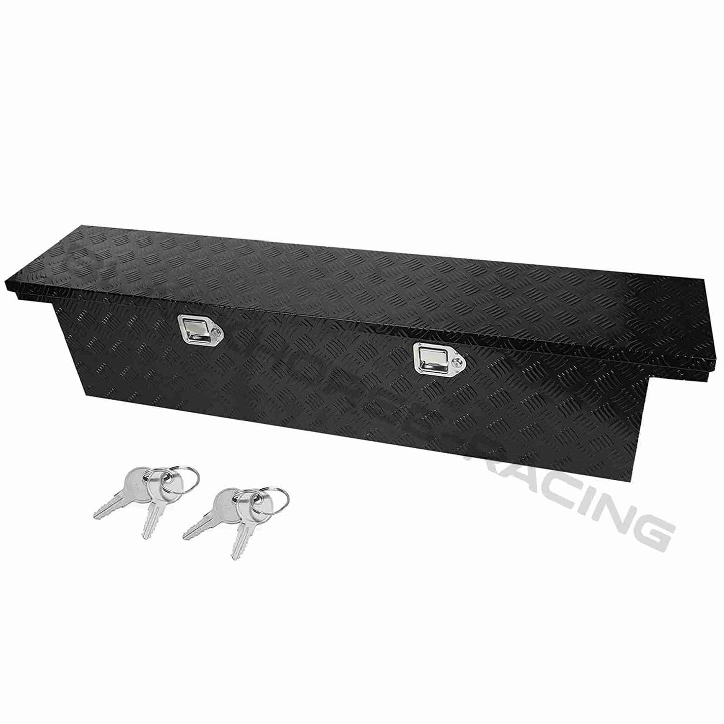 Aluminum Heavy Duty Pickup Truck 63"X12"X14" Bed Storage Tool Box w/ Lock & Key