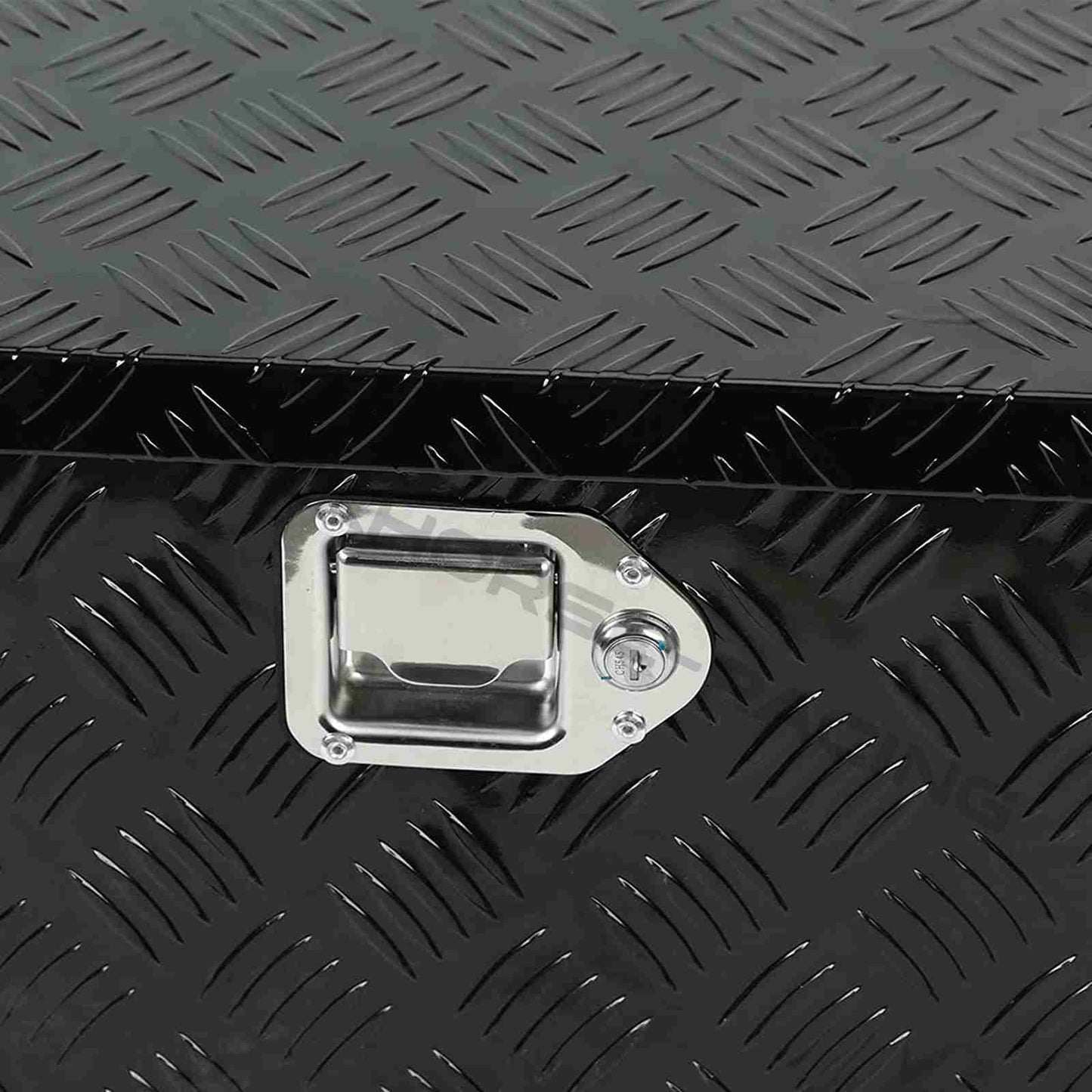 Aluminum Heavy Duty Pickup Truck 63"X12"X14" Bed Storage Tool Box w/ Lock & Key