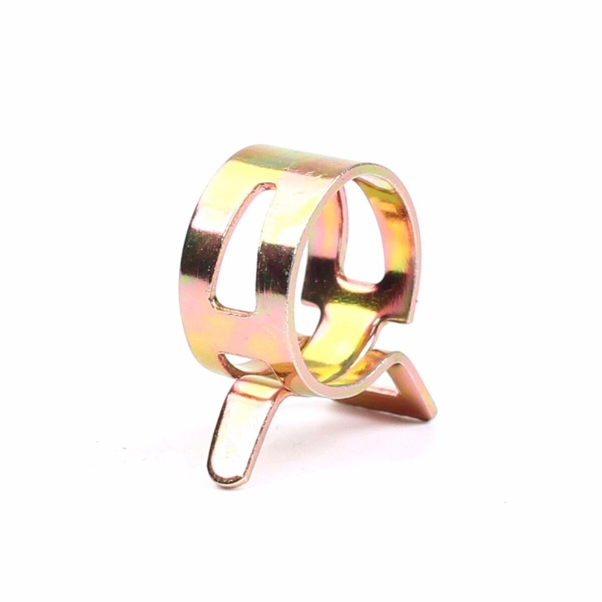 10pcs 6mm 0.4" ID Spring Band Clip Action Silicone Vacuum Hose Clamp - www.blackhorse-racing.com