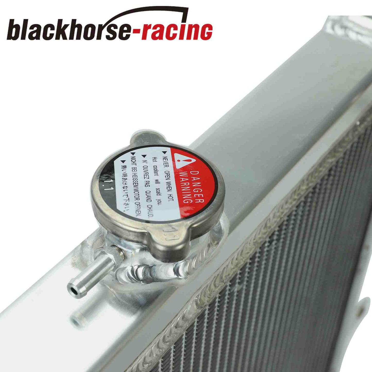 Core Aluminum 3Row Radiator Fit 1984-1995 Toyota Pickup Base 4Runner SR5 L4 2.4L