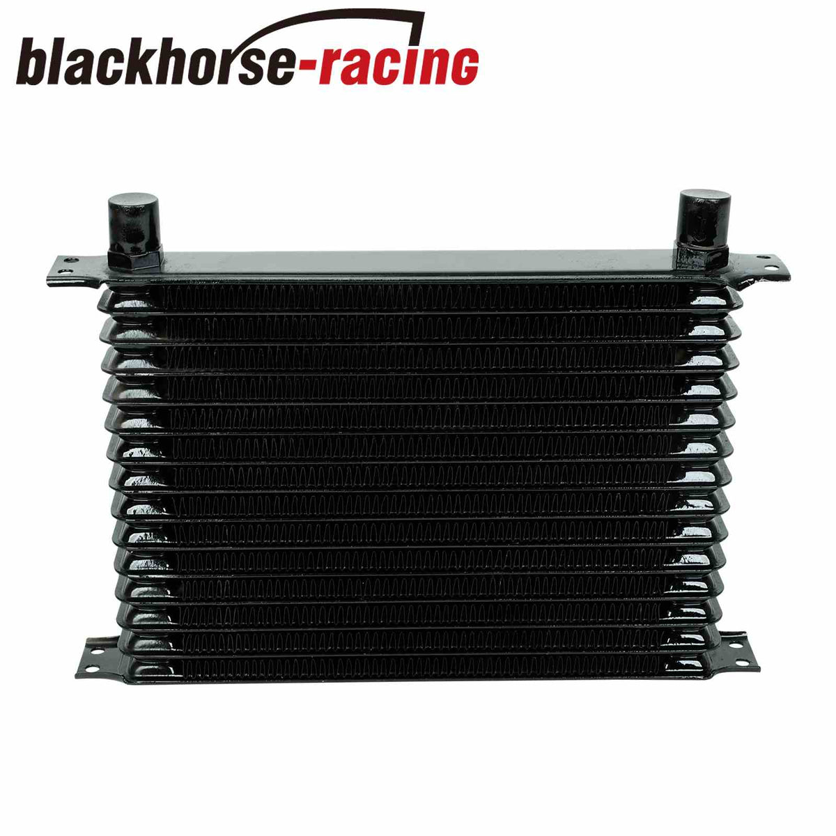 Aluminum 15Row Radiator Transmission Oil Cooler+7"Cooling Slim Fan Kit