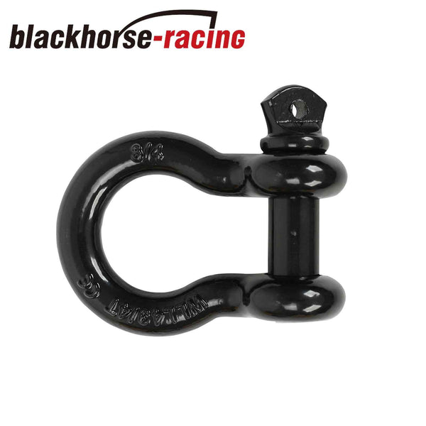 (4) 3/4" D Ring Shackle 57,000 lbs Maximum Break Strength Fits Vehicle Recovery