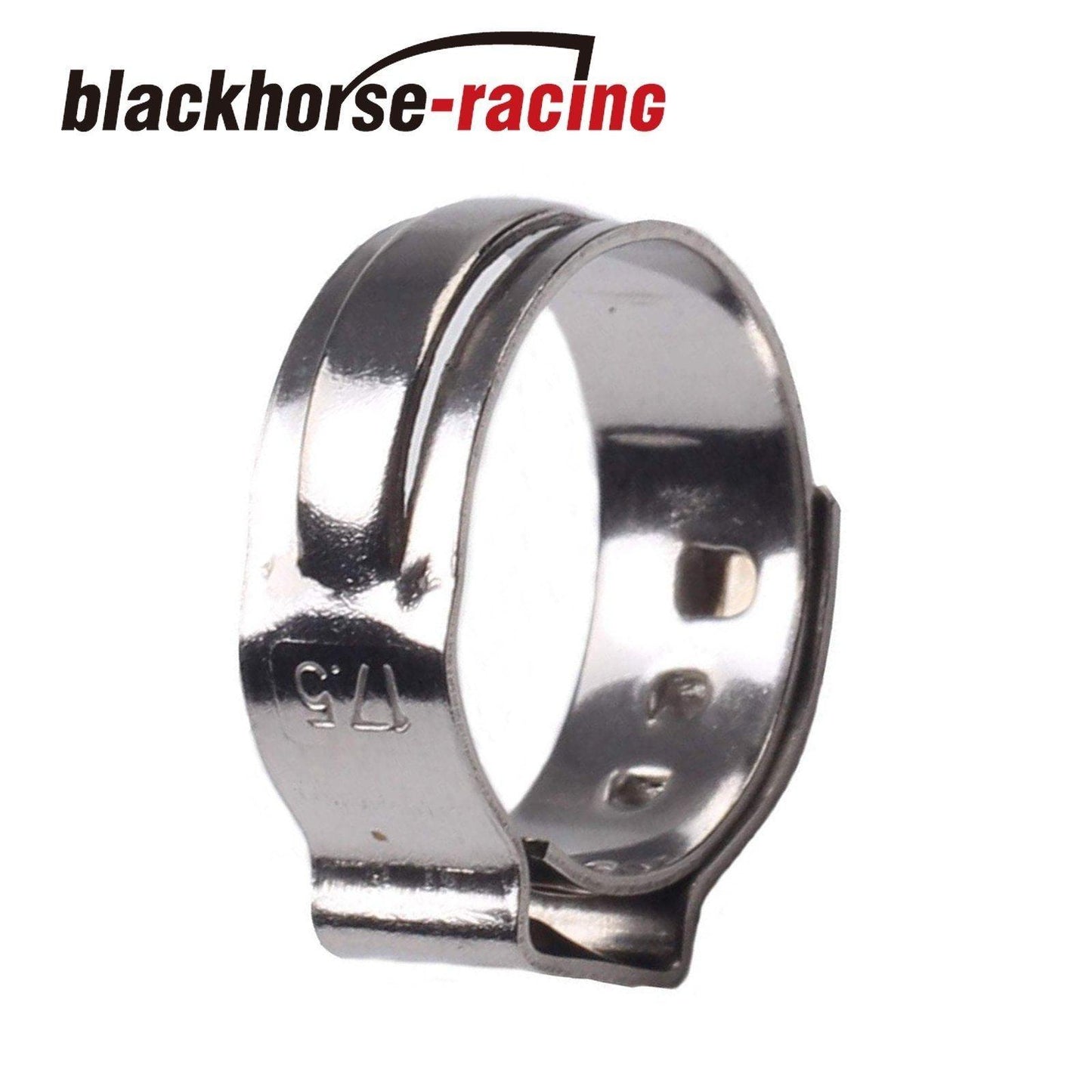 100X 1/2‘’ PEX Clamp Cinch Rings Crimp Pinch Fittings 304 Stainless Steel - www.blackhorse-racing.com