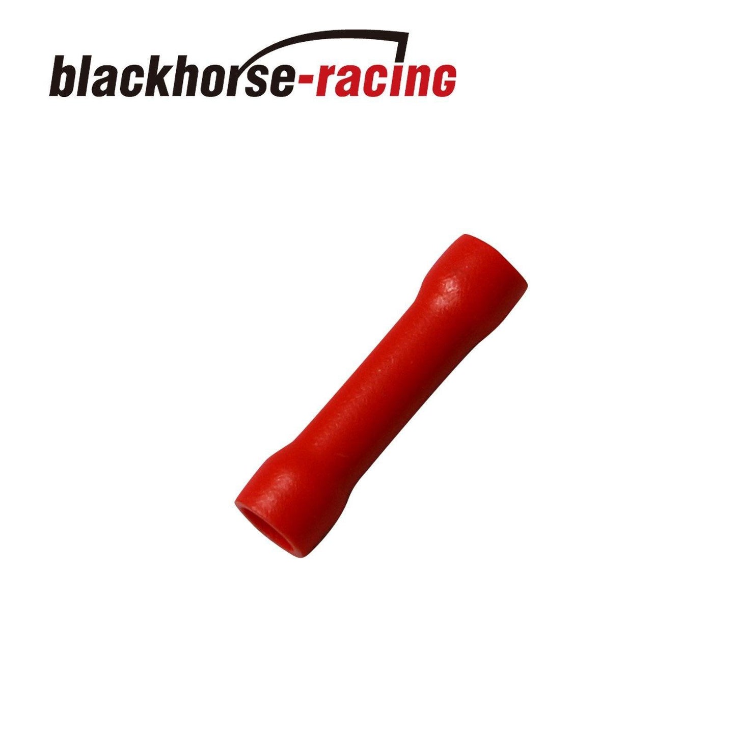 100Pcs Wire Butt Connectors Vinyl 22-18 Gauge AWG Ga Car Radio Terminals Red - www.blackhorse-racing.com