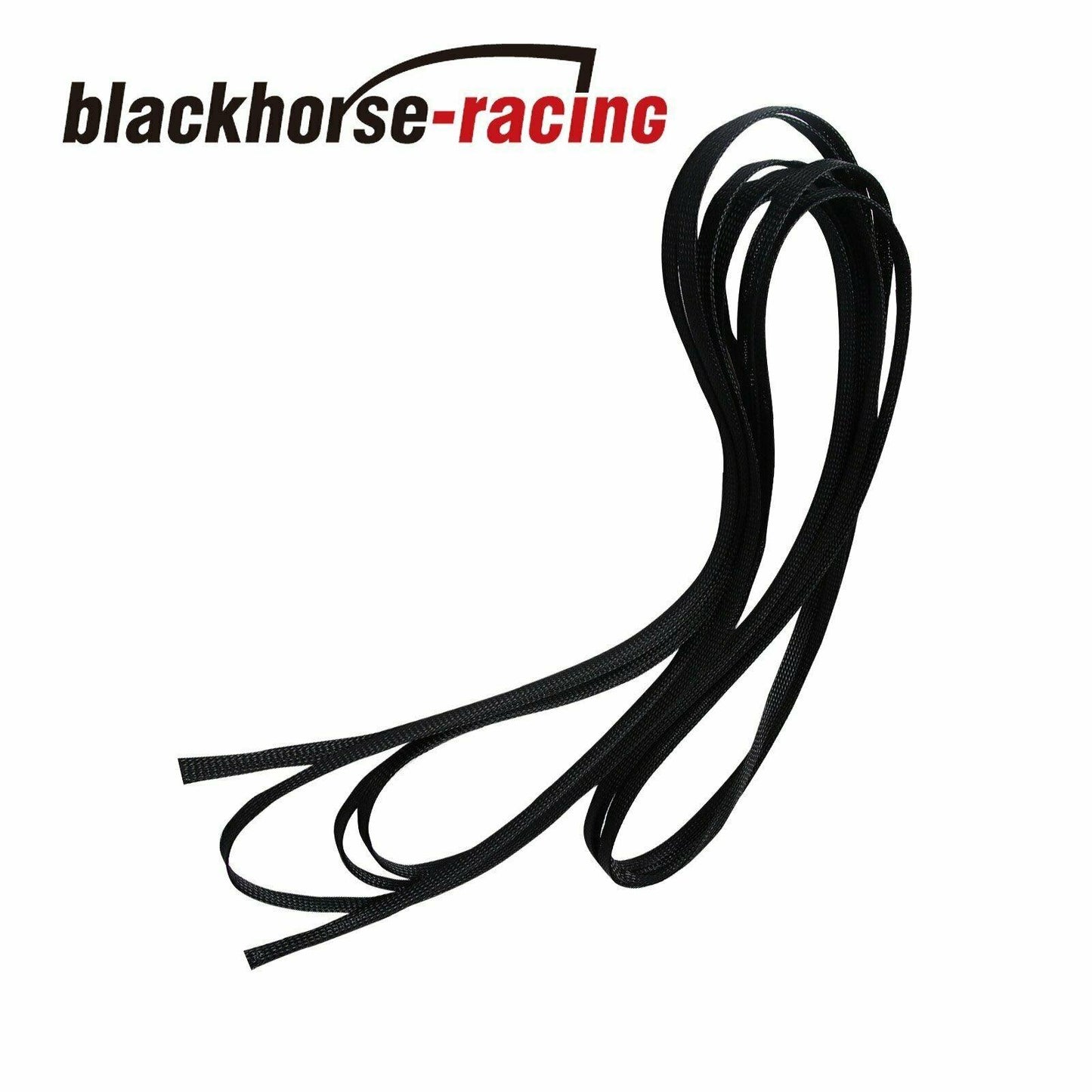 100 FT 3/8" Expandable Wire Cable Sleeving Sheathing Braided Loom Tubing Black - www.blackhorse-racing.com