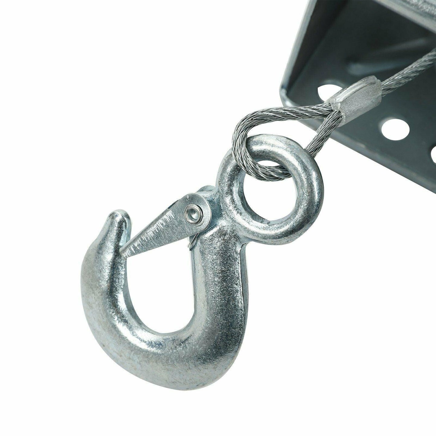 600lb Steel Cable Hand Winch Crank Gear Winch ATV Boat Trailer Heavy Duty NEW - www.blackhorse-racing.com