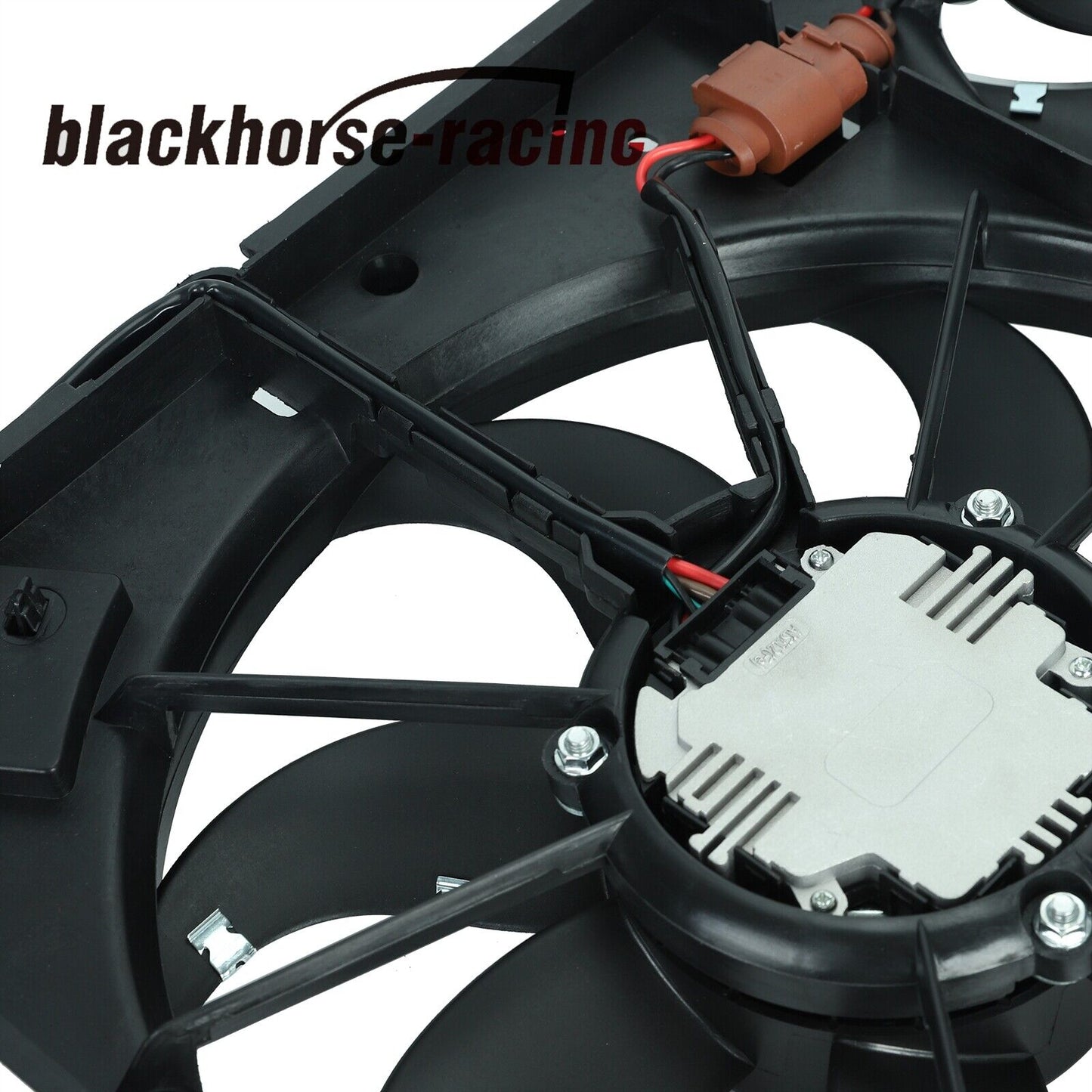 620-805 Radiator Cooling Fan Assembly For 05-17 Audi VW Beetle Passat Golf Jetta