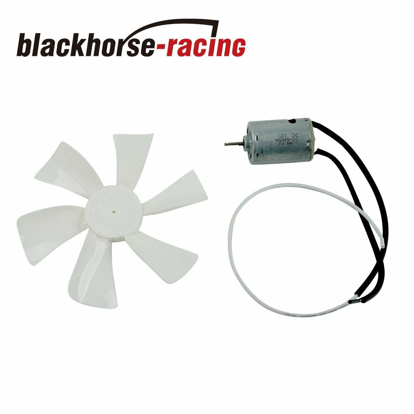 6'' x .75'' RV Vent Motor Bath Exhaust 6-Blade Fan Blade 12V Home Bathroom Mobile - www.blackhorse-racing.com