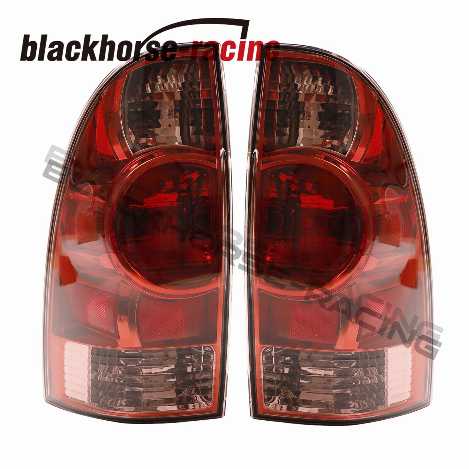 OKSIWA LED Tail Lights For 2005-2015 Toyota Tacoma - Smoke Lens, Black Housing, Pair - View #2