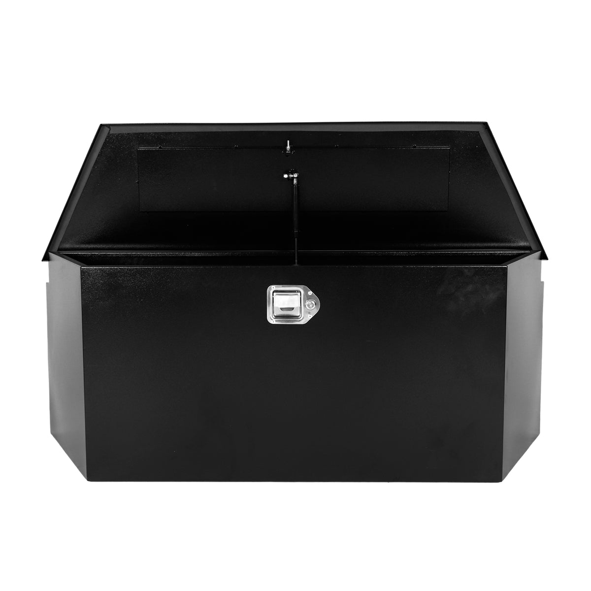 
                  
                    Caja de herramientas para remolque, caja de herramientas de acero para camión, organizador de 49 x 14,6 x 18,5 pulgadas con cerradura y llaves para camioneta, caja de camioneta, RV, remolque, caja negra resistente e impermeable. 
                  
                