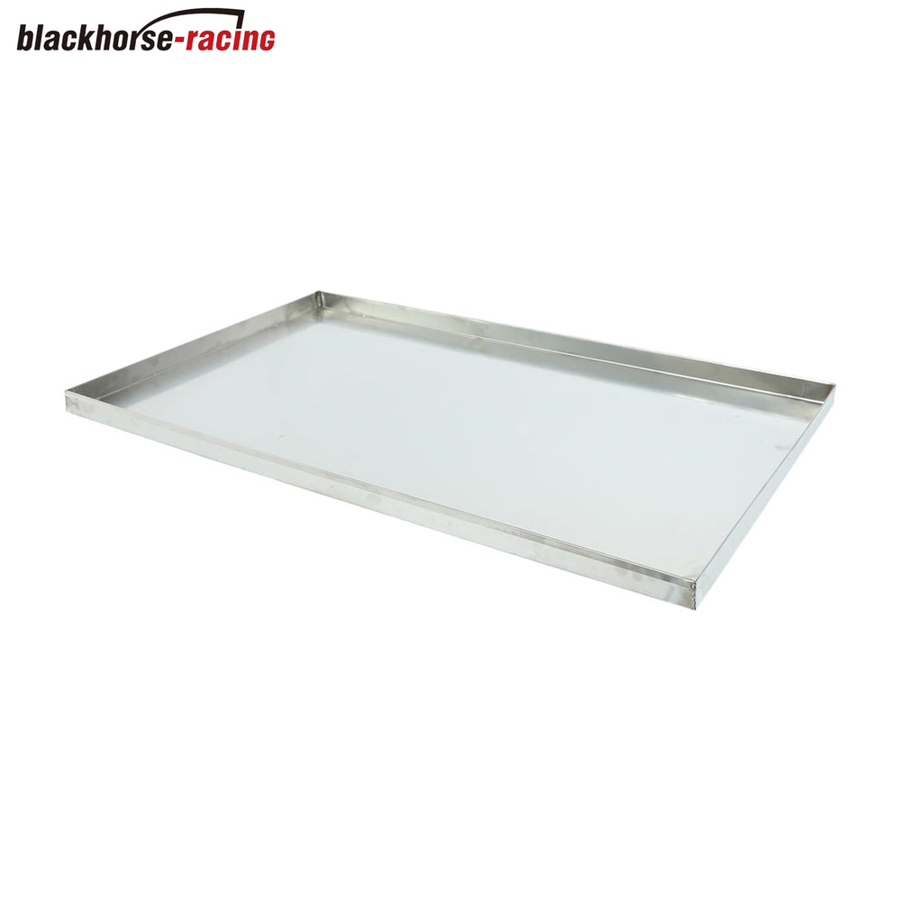 
                  
                    41.1"x26" Stainless Steel Tray Replacement Pan for Pet Cage Dog Crate Kennel, Flat Bottom Tray, Leakproof Line
                  
                
