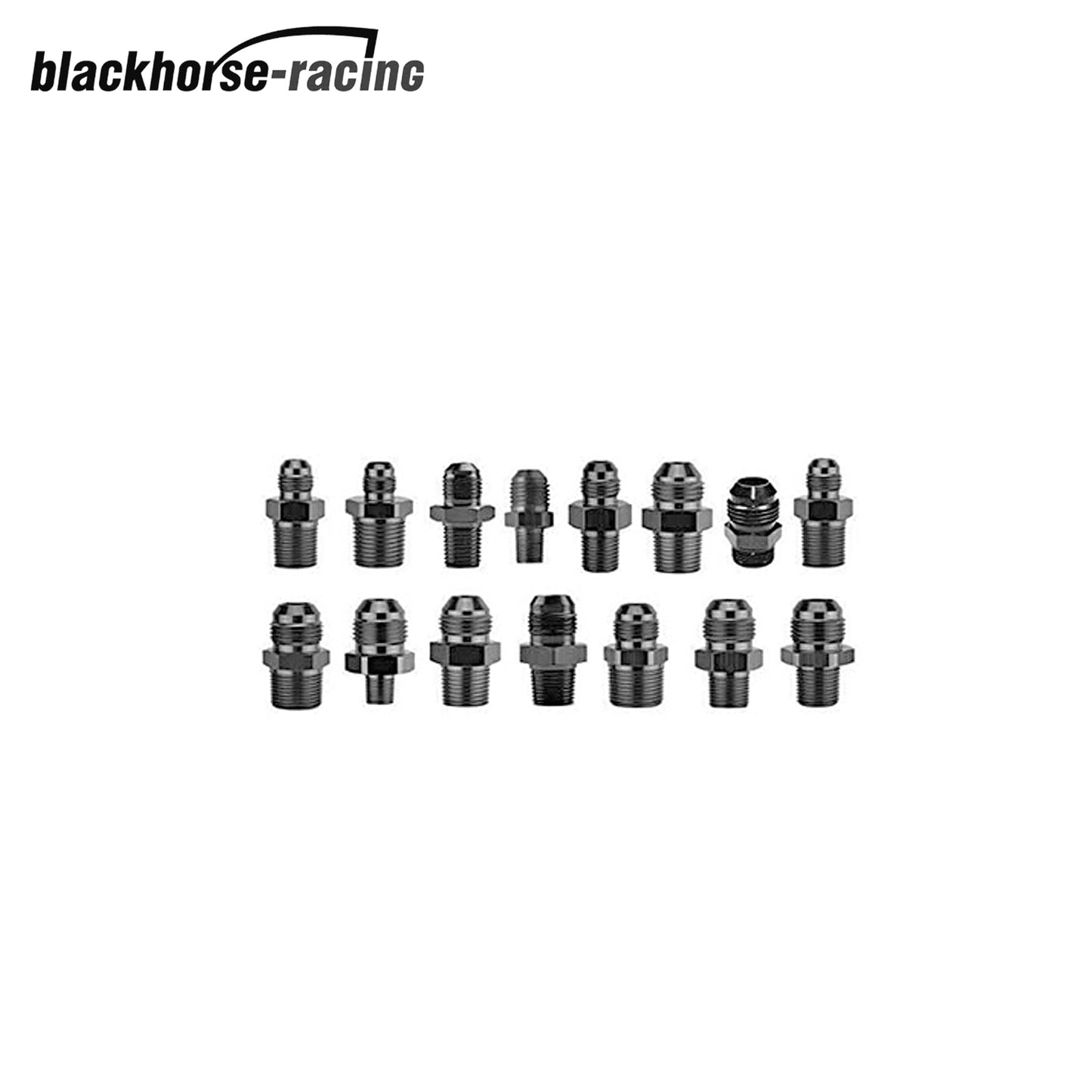 
                  
                    8AN to 3/8 NPT Male Hose Fitting Adapter, Universal Aluminum Flare Male 8AN to 3/8'' NPT Union Fuel Oil Line Pipe Connector Black Anodized
                  
                