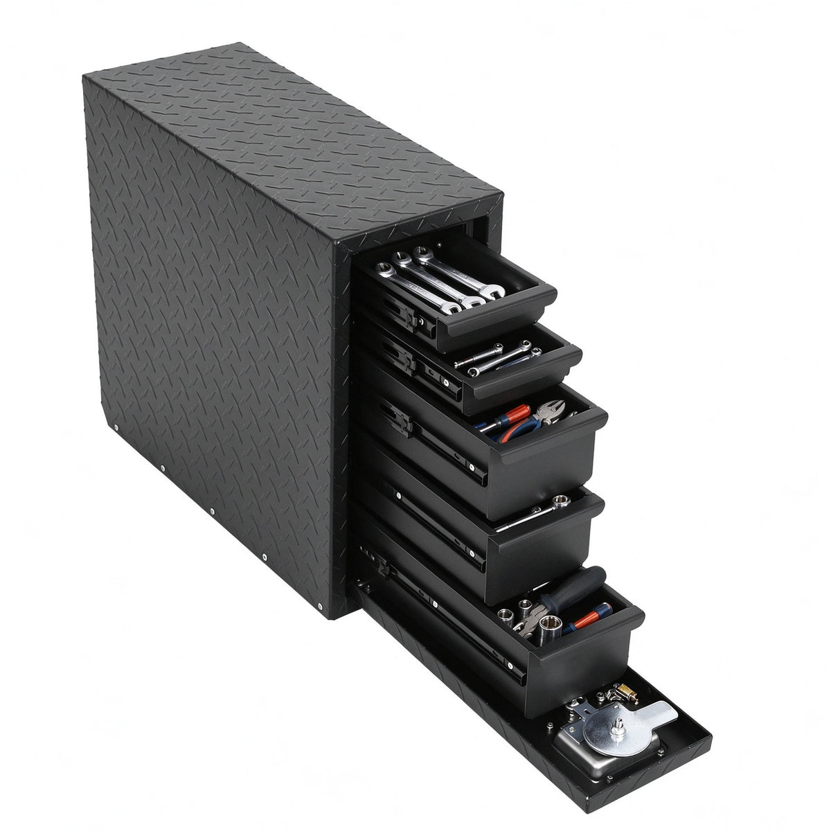 
                  
                    5 Drawer Aluminum Truck Bed Tool Box with Lock
                  
                