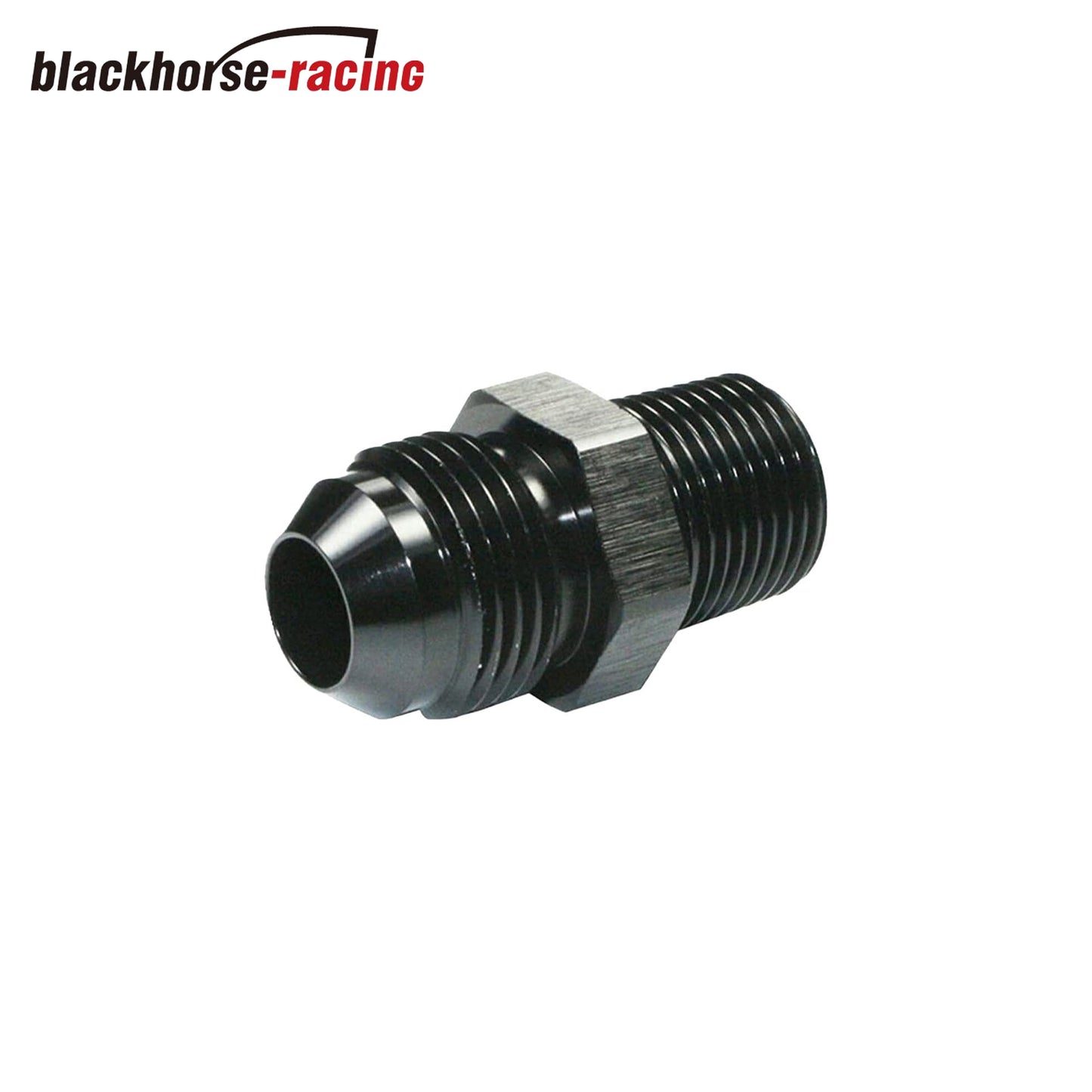 
                  
                    8AN to 3/8 NPT Male Hose Fitting Adapter, Universal Aluminum Flare Male 8AN to 3/8'' NPT Union Fuel Oil Line Pipe Connector Black Anodized
                  
                