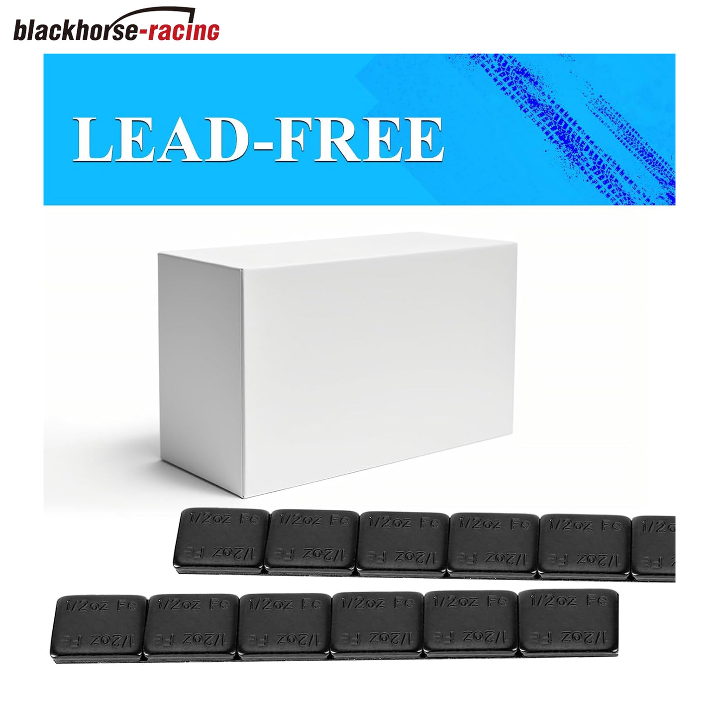 
                  
                    1/2oz. Stick on Wheel Weights, Black Tire Balancing Wheel Weights for Motorcycles, Cars, Trucks, SUVs, Low Profile, Total 360pcs 180oz.
                  
                