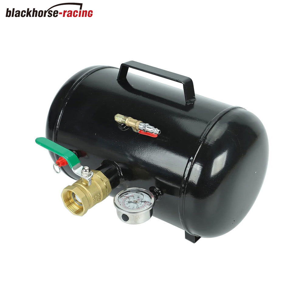 5 Gallon Air Tire Bead Seater - 145PSI Blaster Tool Seating Inflator w/Gauge Car Truck ATV Tank Heavy Duty - Black
