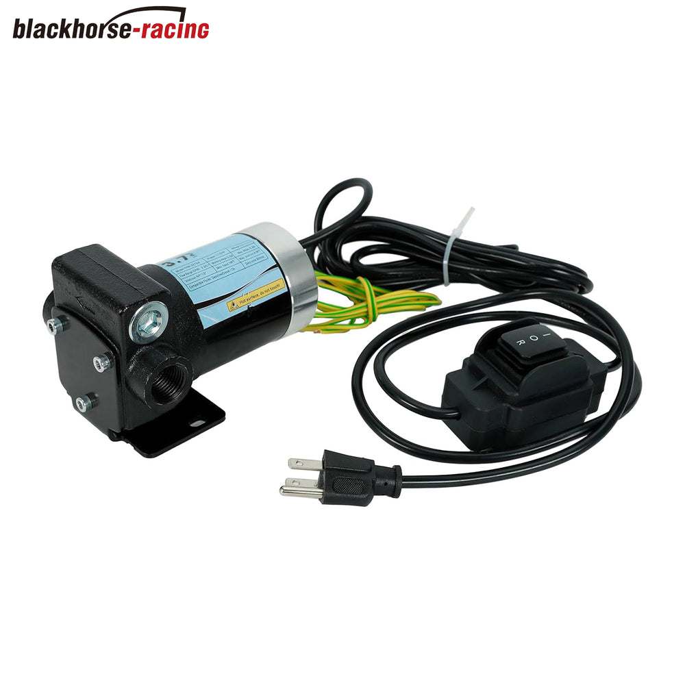 Self Priming 110V DC 3.7GPM Gasoline Diesel Oil Transfer Pump Fuel Diesel Kerosene Pump, Reversible Pumping, Overheat Protection
