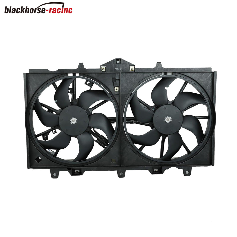 AC Dual Condenser Radiator Cooling Fan Compatible with 2014-2018 Infiniti Q50 2.0/3.0/3.5/3.7L #IN3115109 TYC623080 214814GA0A