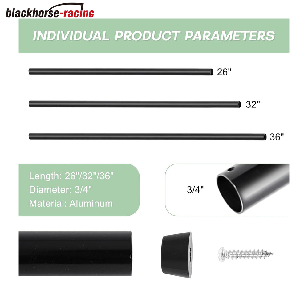 101 Pack 26 Inch Aluminum Deck Balusters 3/4
