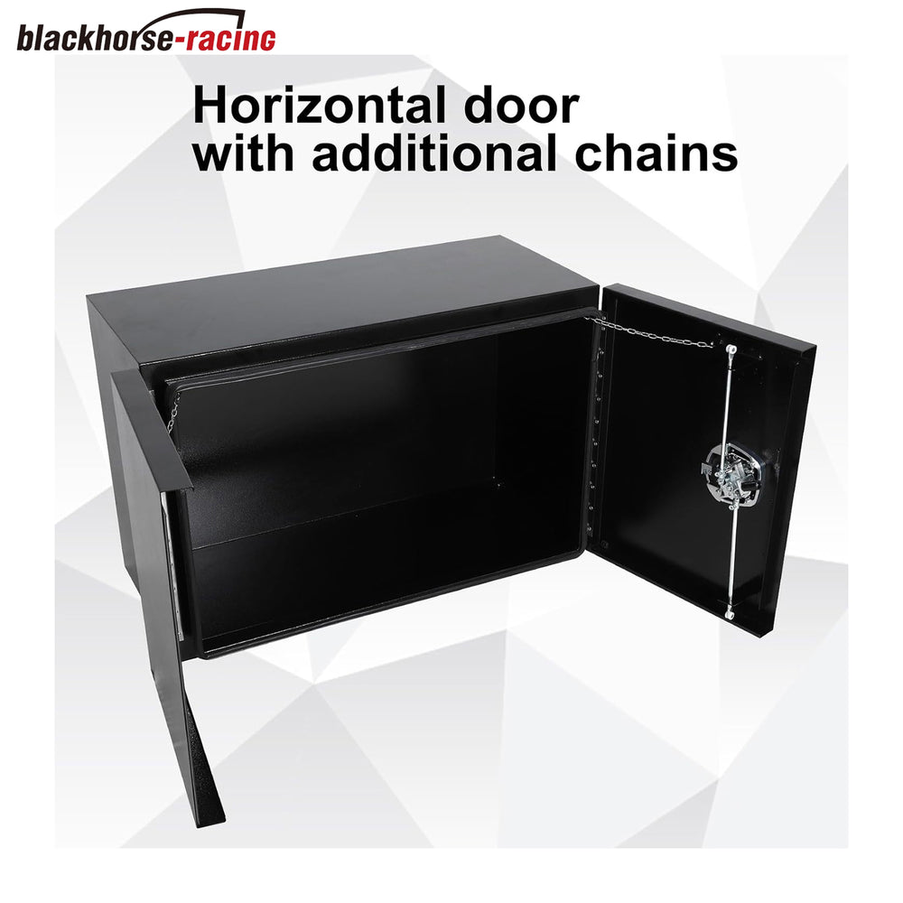 
                  
                    36 Inch Underbody Truck Box Steel with Barn Door,36" x 18" x 24" Tool Storage Organizer Toolbox For Pickup,Truck Bed,Van,Trailer,Heavy Duty Waterproof Black box
                  
                