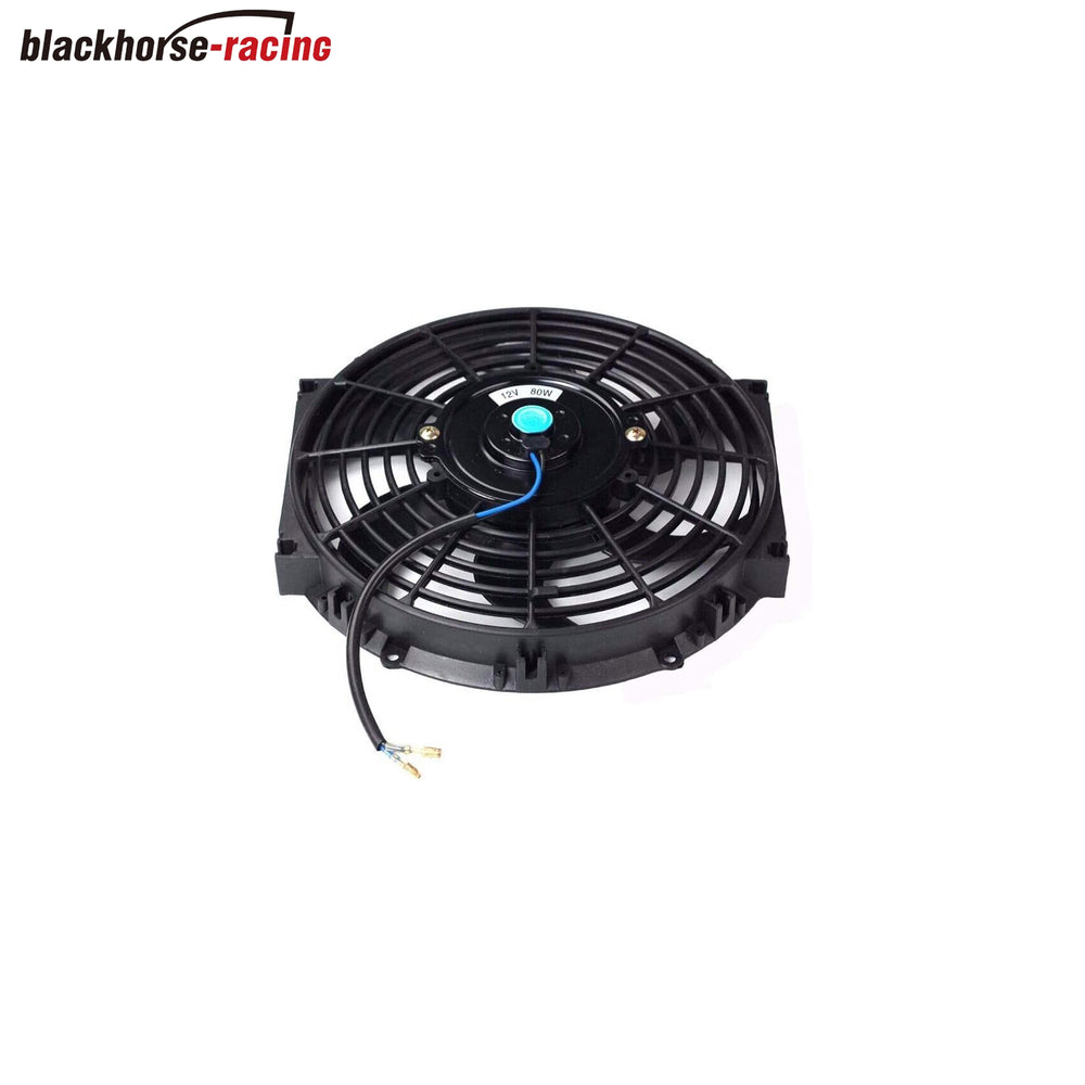 Universal 6 Row Radiator Remote Transmission Oil Cooler Aluminum with 10