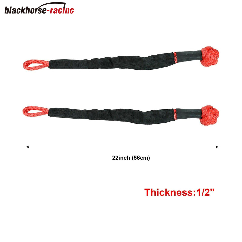 
                  
                    Heavy Duty Recovery Kit, 3" x 30' 14000lbs Tow Strap with 1/2" Soft Shackle Rope Synthetic Tow Recovery Strap 38,000LBS + 8 Ton Recovery Pulley Winch Snatch Block (Red)
                  
                