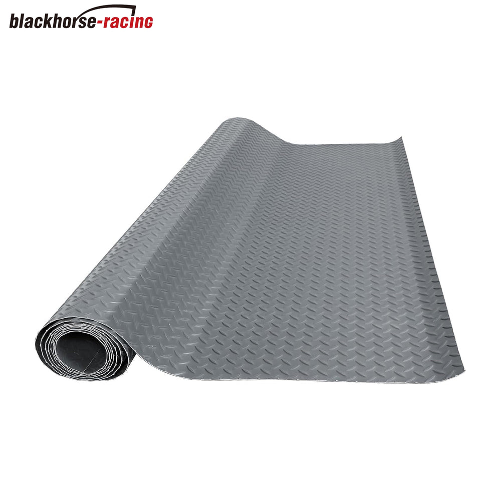 7.8 x 22 FT Garage Floor Mats - Slip Resistant Grip, Water & Stain Resistant PVC Mat for SUVs, RV Trailer,Truck,Pickup.2.8mm Thickened Diamond Plate Flooring Roll for Under Car,Parking Mats