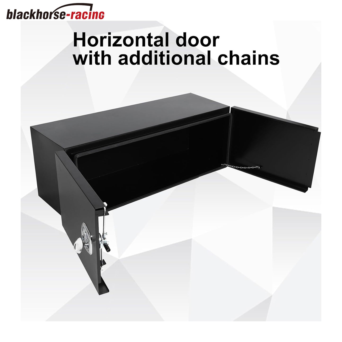 
                  
                    Black Steel Truck Tool Box For PickUp Truck Bed, Trailer, Van, Heavy Duty Truck Tool Box Organizer Chest with Barn Door,48 x 18 x 18 inch Waterproof Tool Box For Organization and Storage ﻿
                  
                