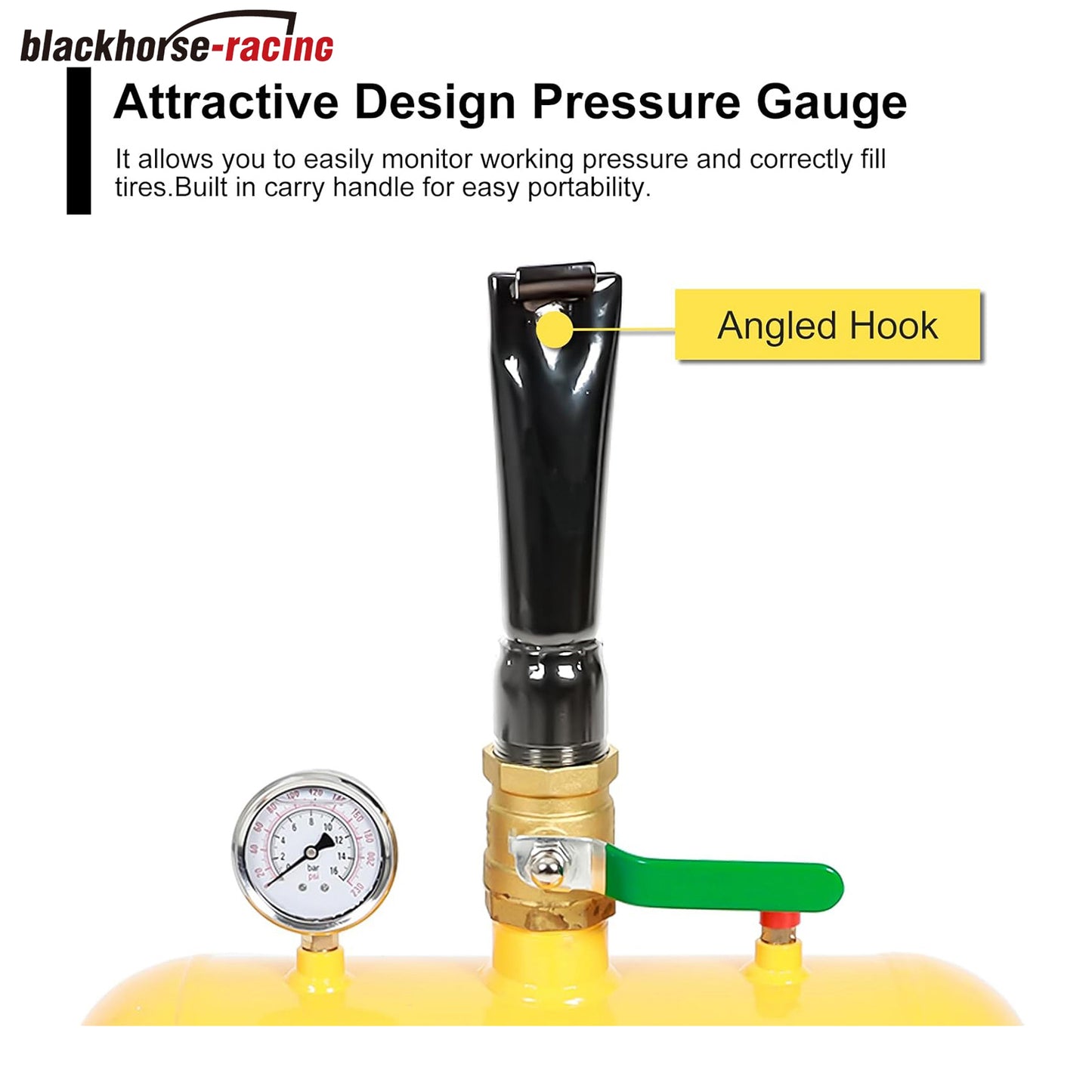 
                  
                    7.5 Gallon Air Tire Bead Seater - Blaster Tool Seating Inflator w/Gauge Car Truck ATV Tank Heavy Duty
                  
                
