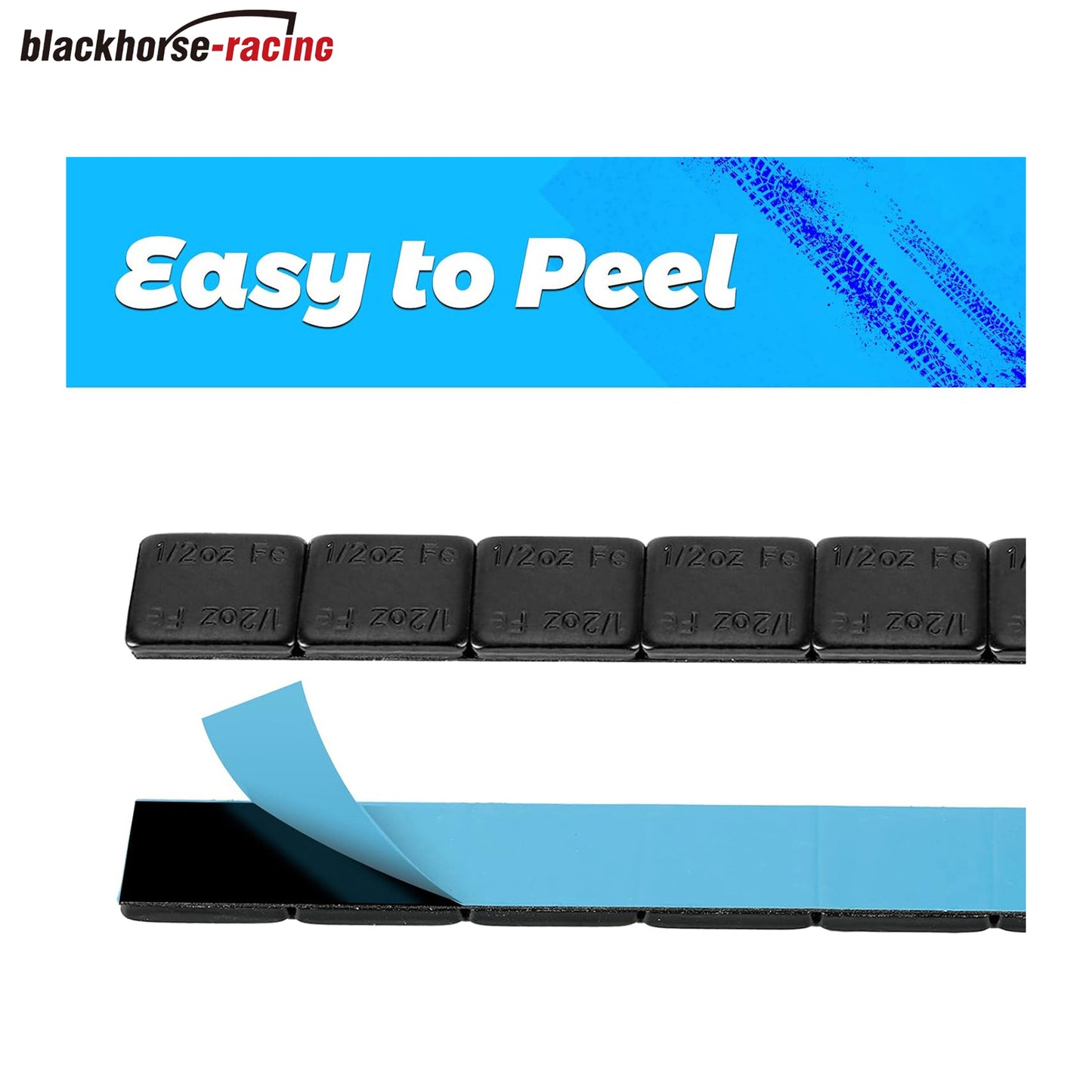 
                  
                    1/2 oz. Stick on Wheel Weights, 90oz./Box 180pcs, Black Tire Balancing Wheel Weights for Cars, Trucks, SUVs, Motorcycles, Low Profile
                  
                